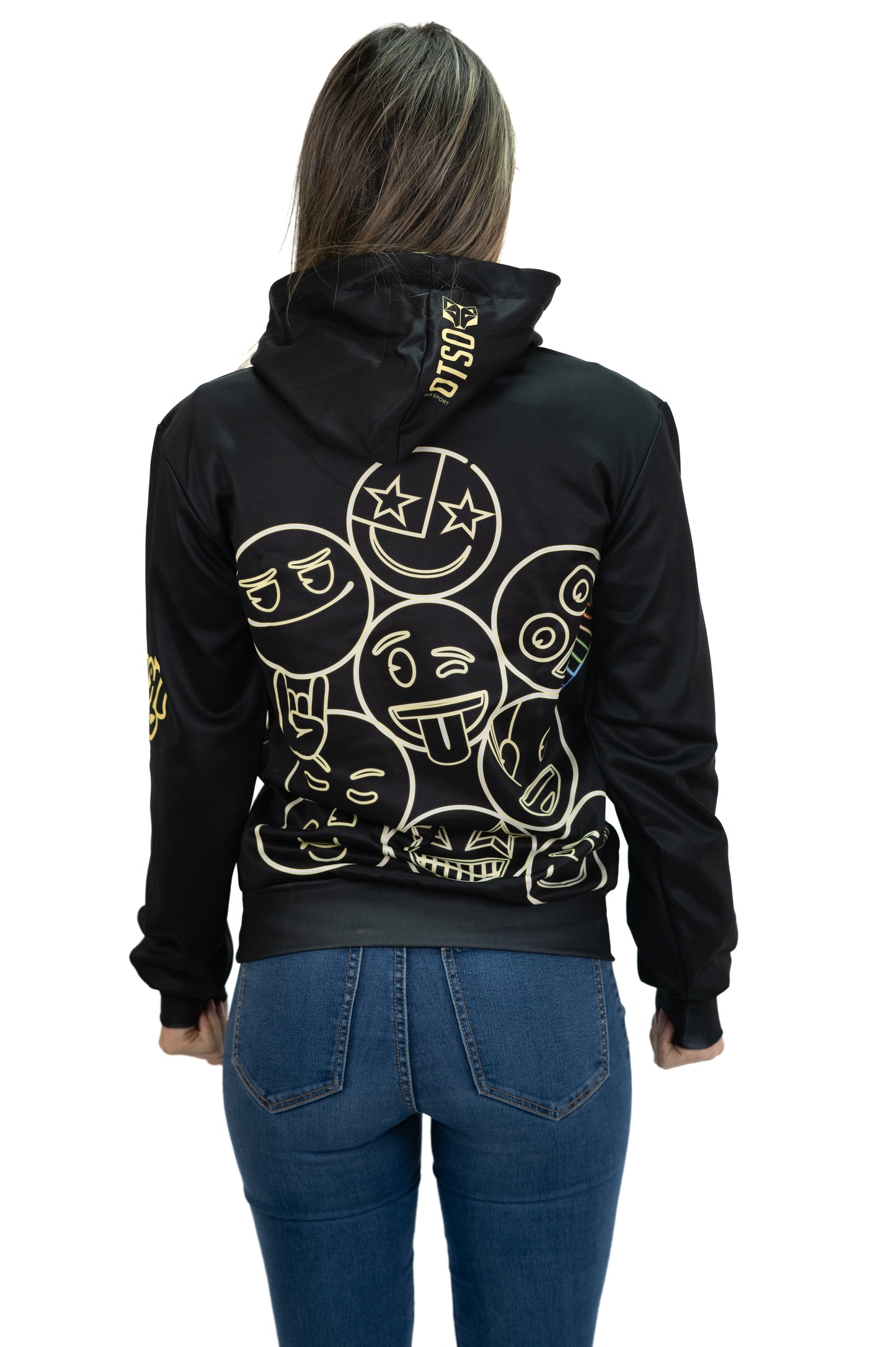 Sweat à capuche - Emoji Neon Faces