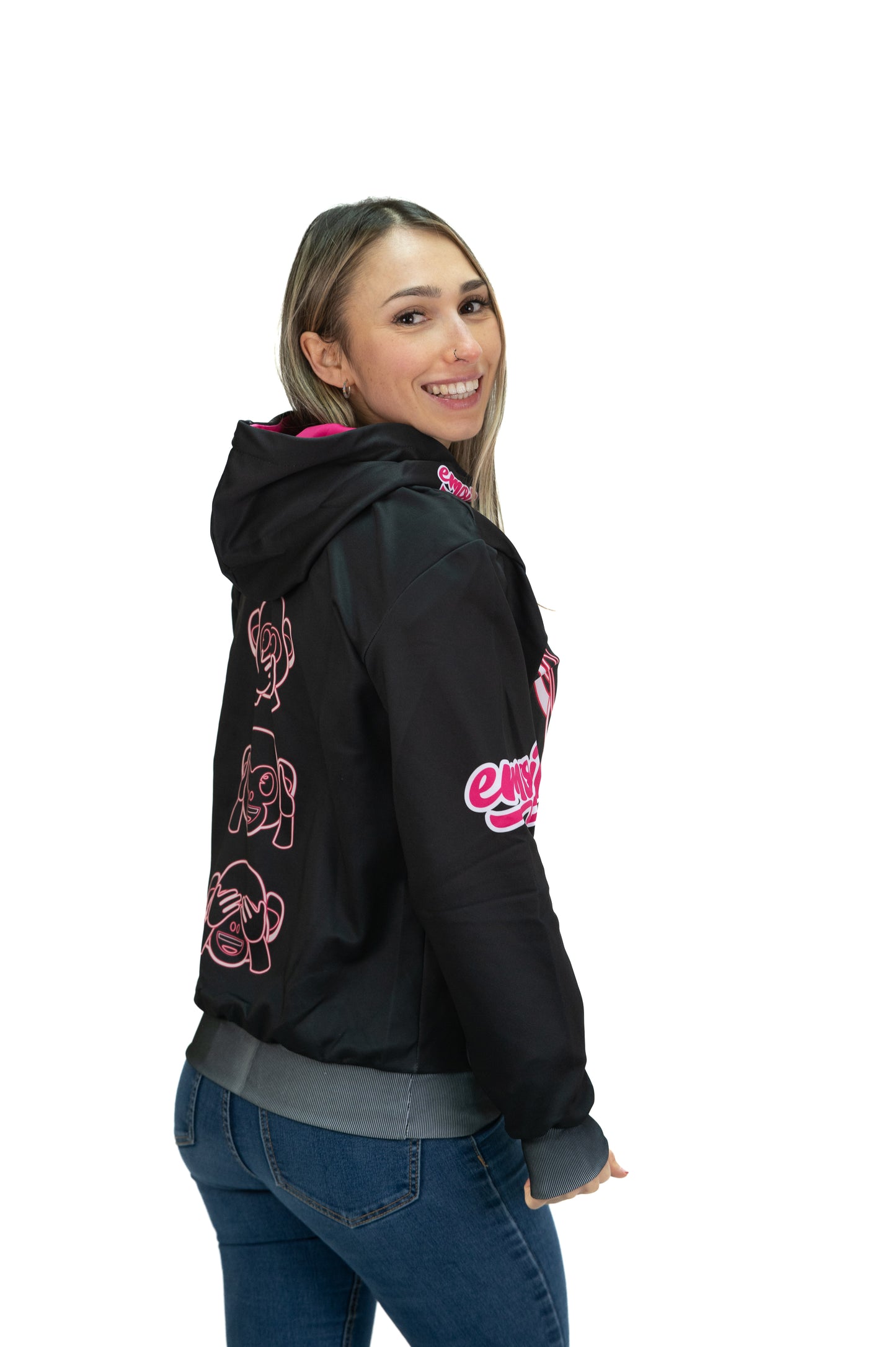 Felpa - Emoji Monkey Neon