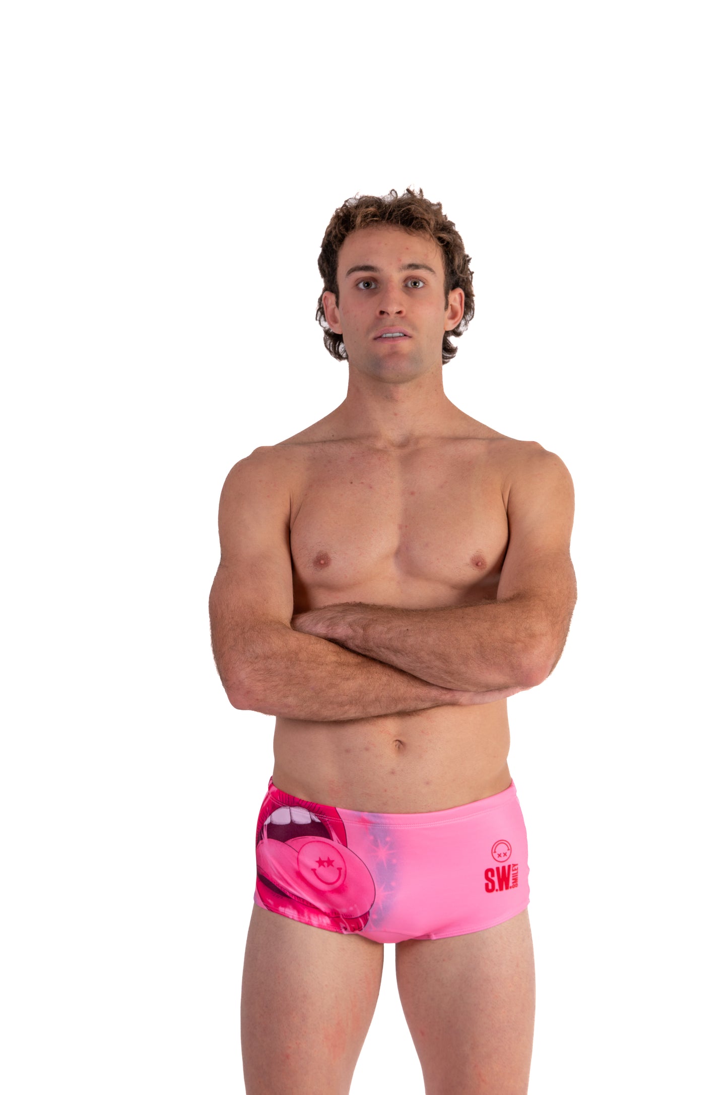 Maillot de bain short homme - S.W.Smiley Hella Good