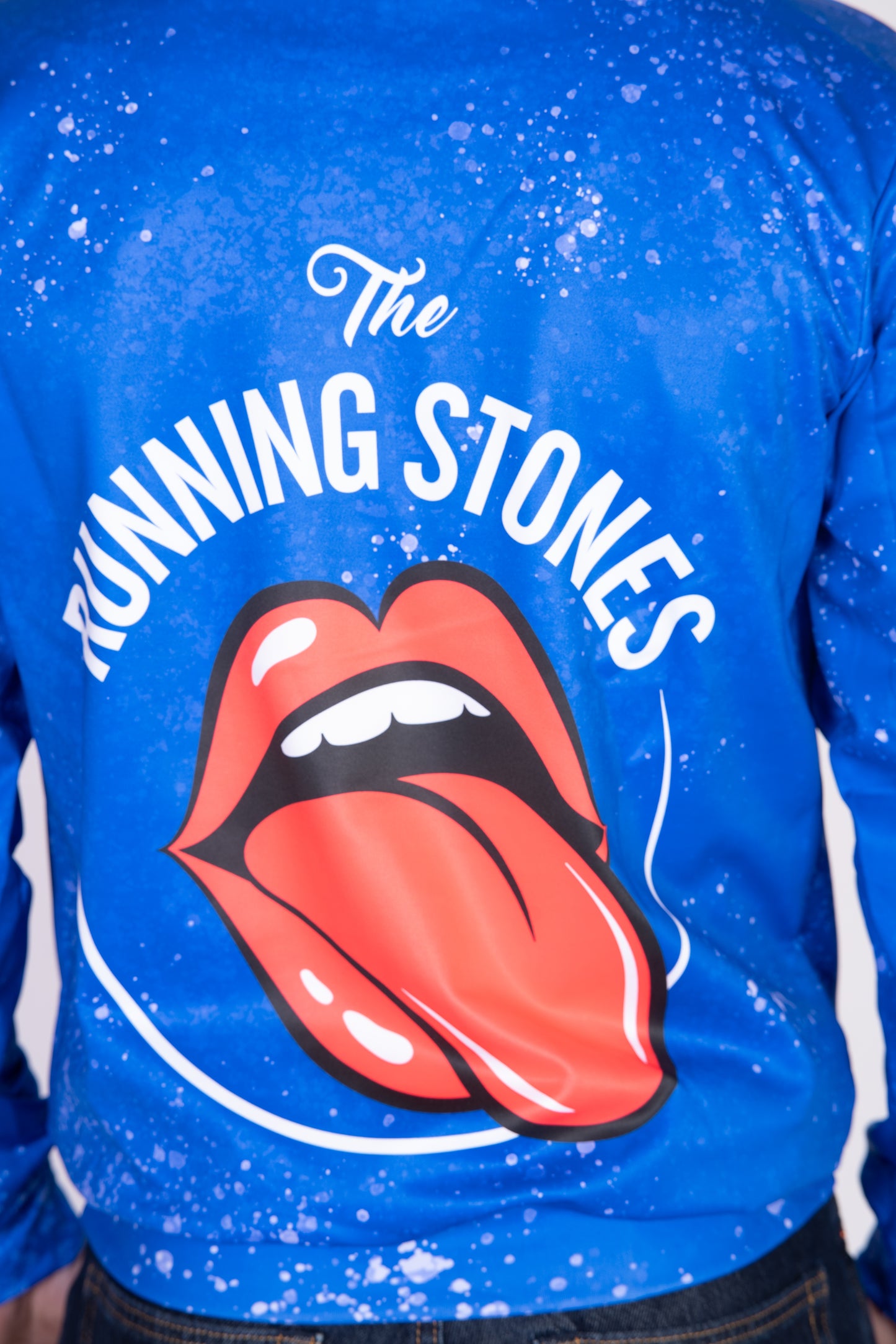 Hoodie - Running Stones Blue