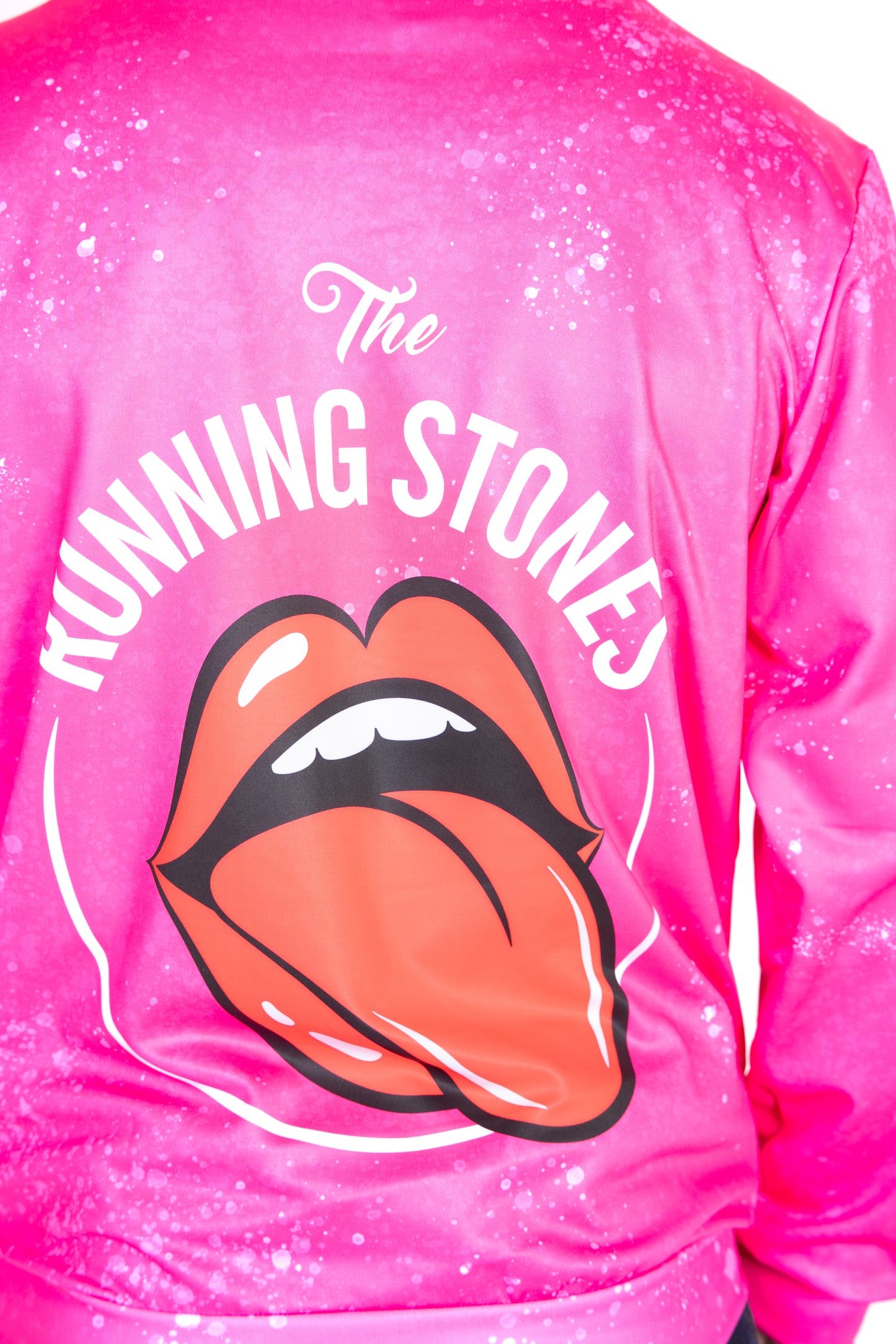 Hoodie - Running Stones Pink