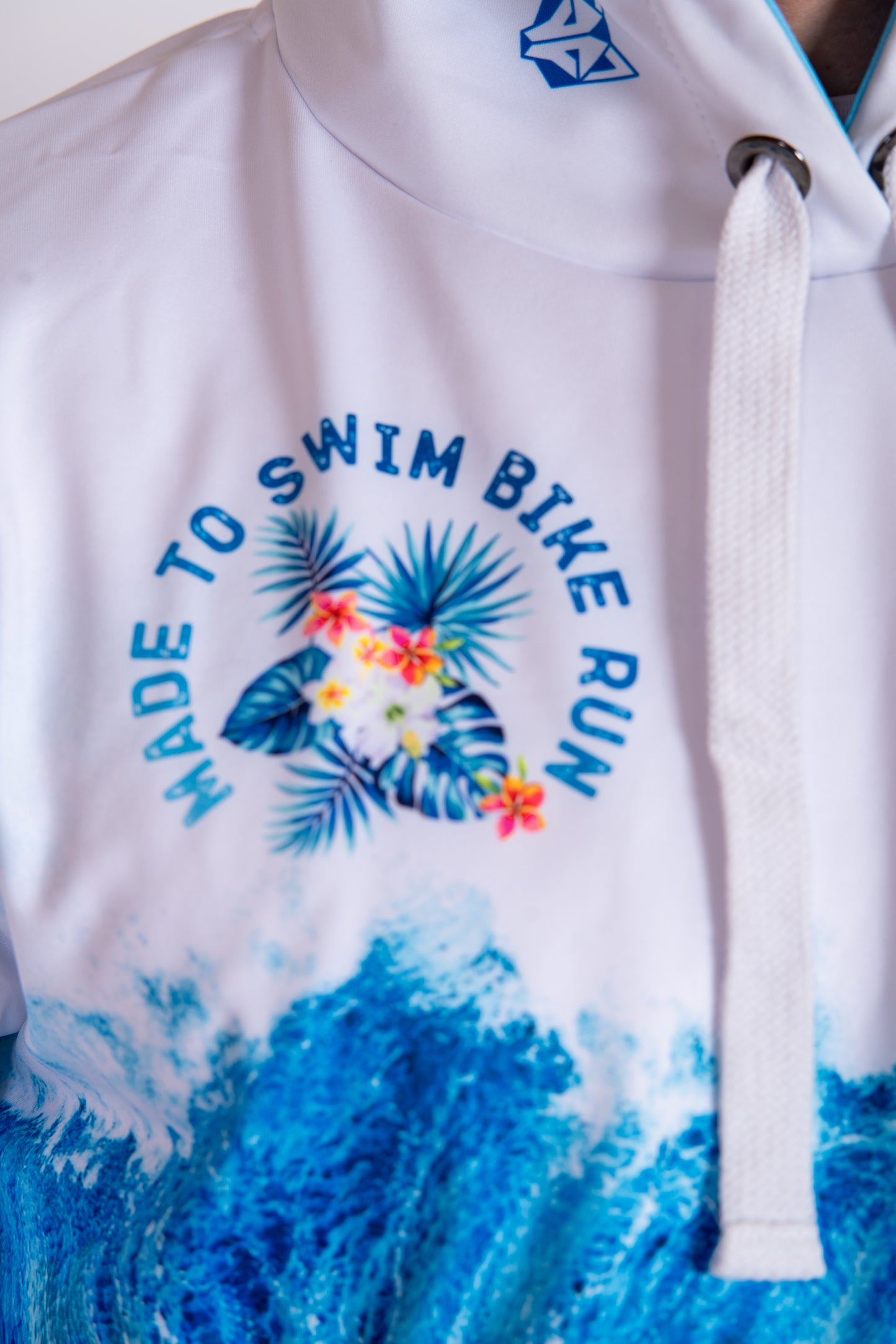 Hoodie - Swim Bike Run Wave