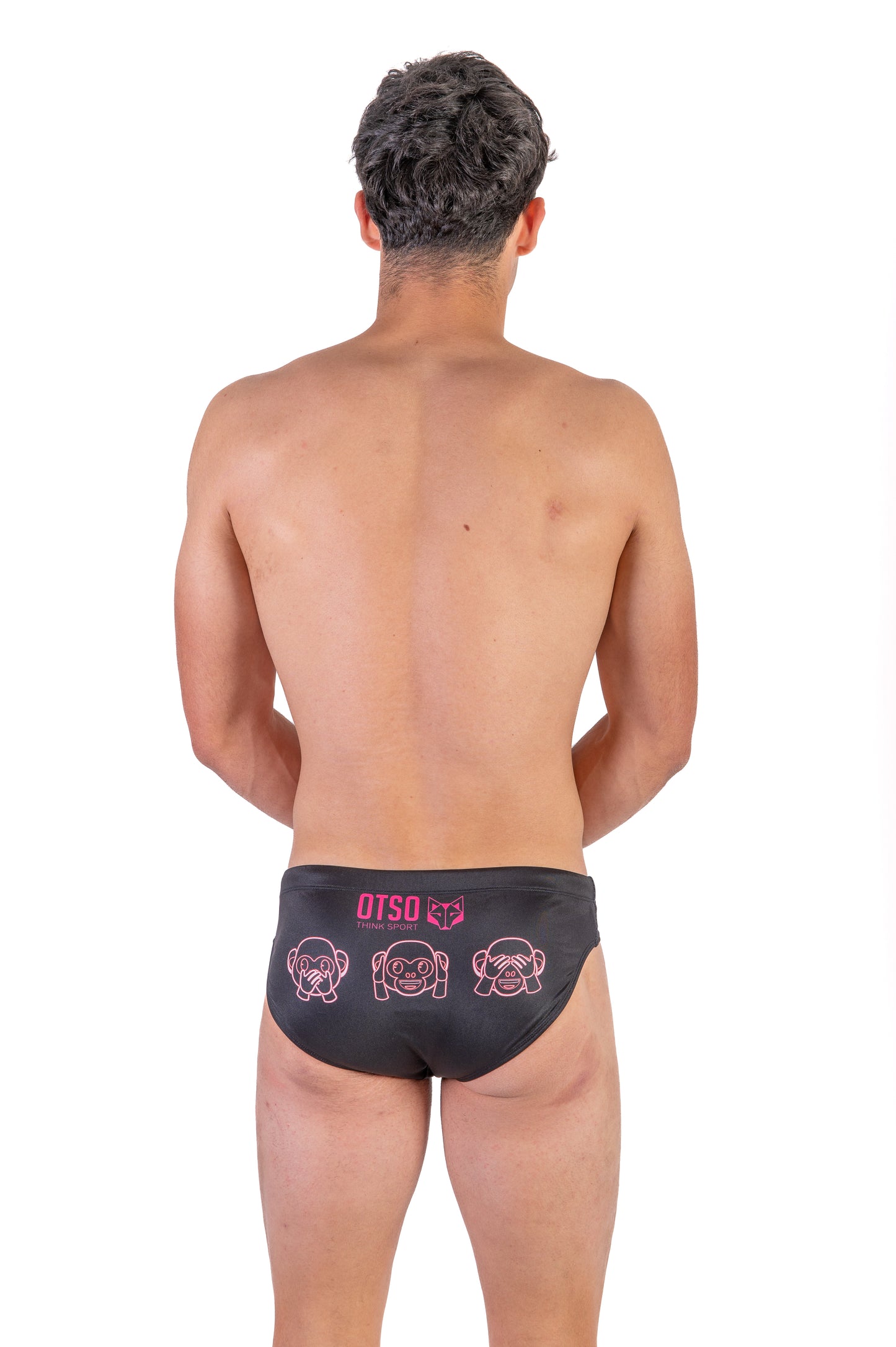 Cuecas de banho masculinas - Emoji Monkey Neon