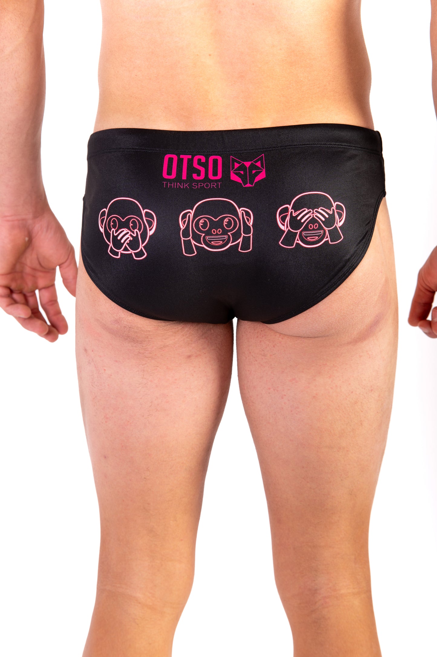 Cuecas de banho masculinas - Emoji Monkey Neon