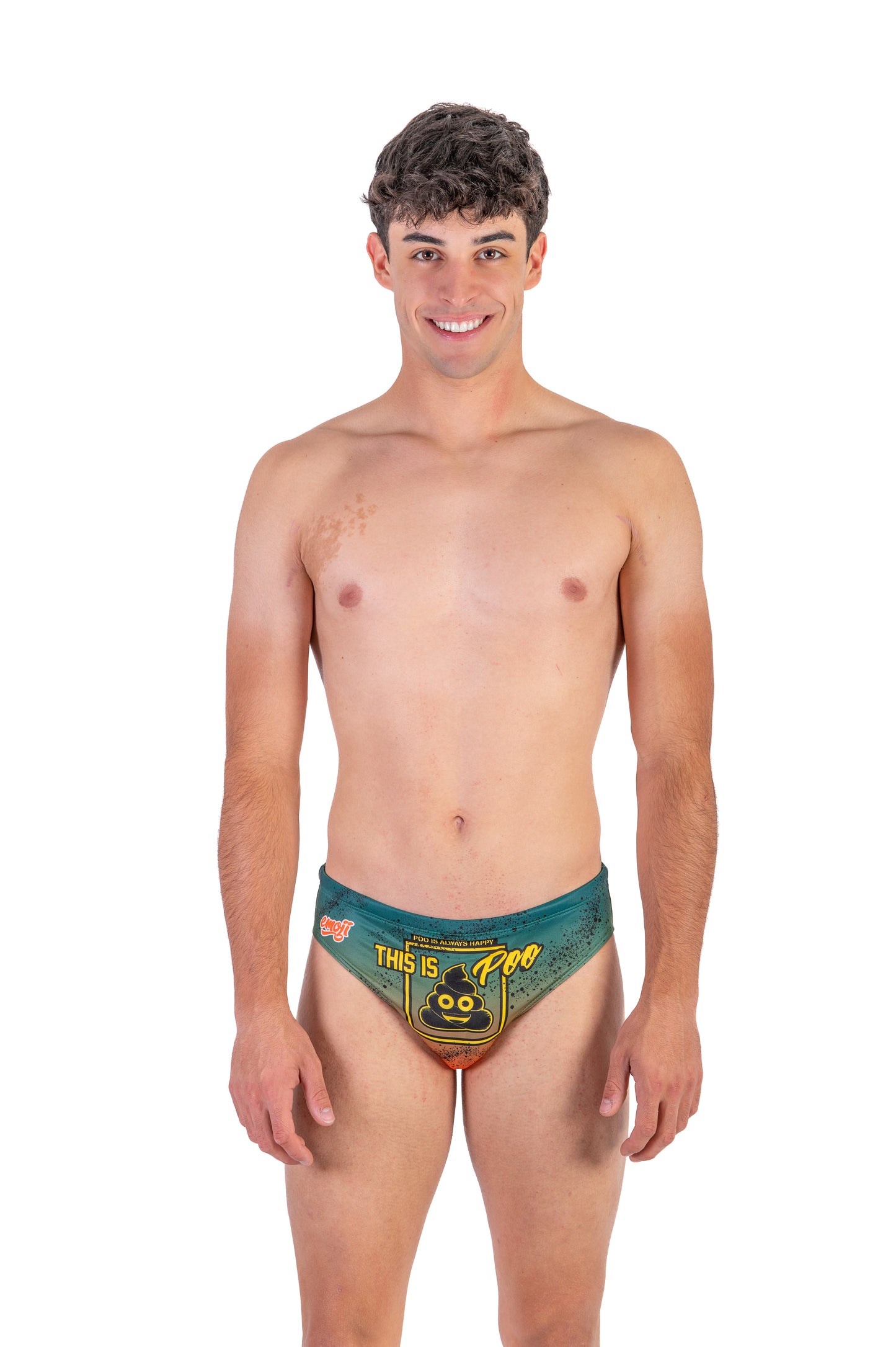 Cuecas de banho masculinas - Emoji Be like Poo