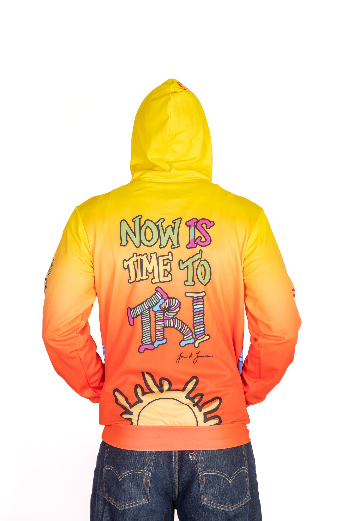 Hoodie - Time to tri Man Swim