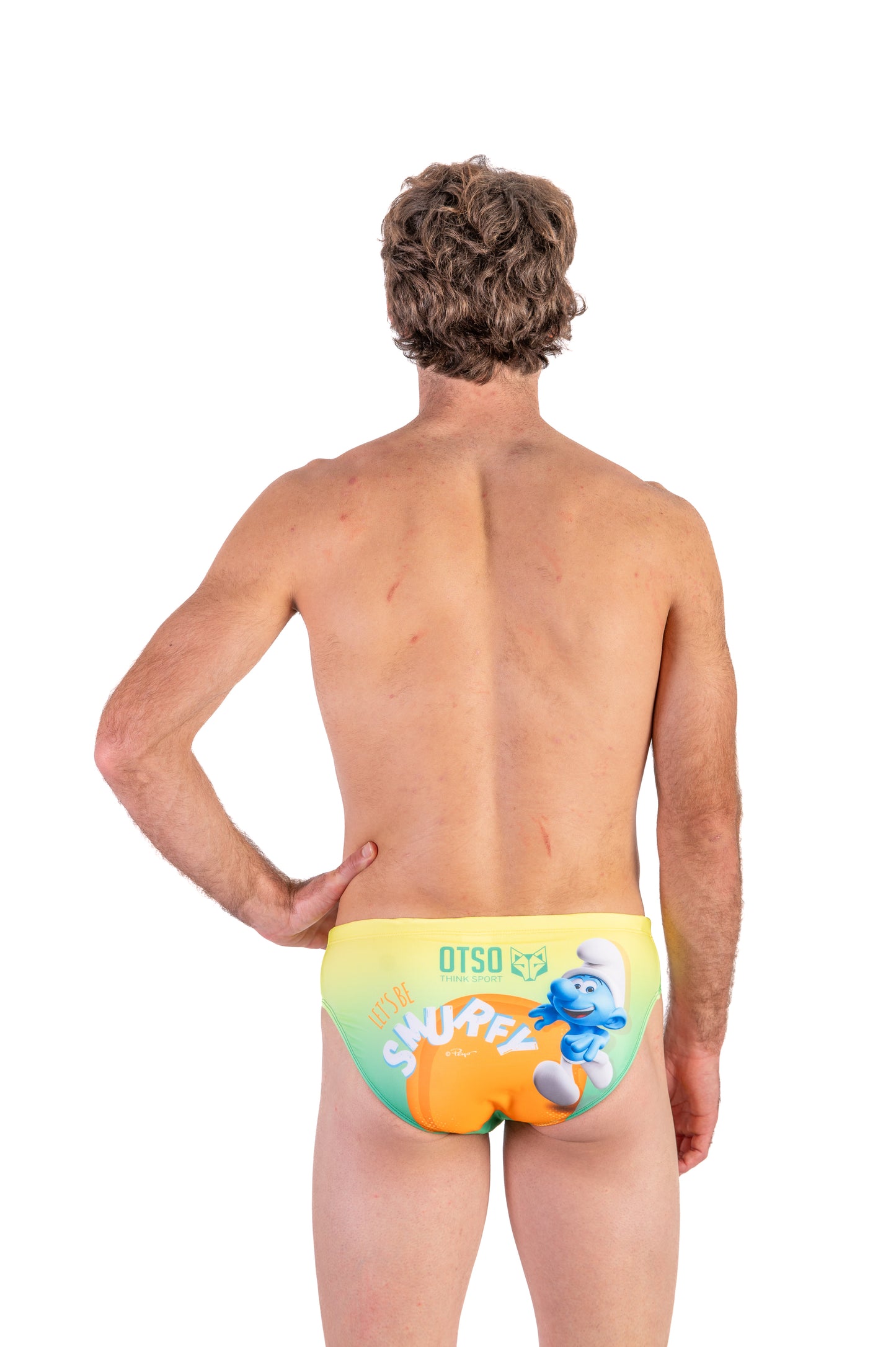 Cuecas de banho masculinas - Smurf Running