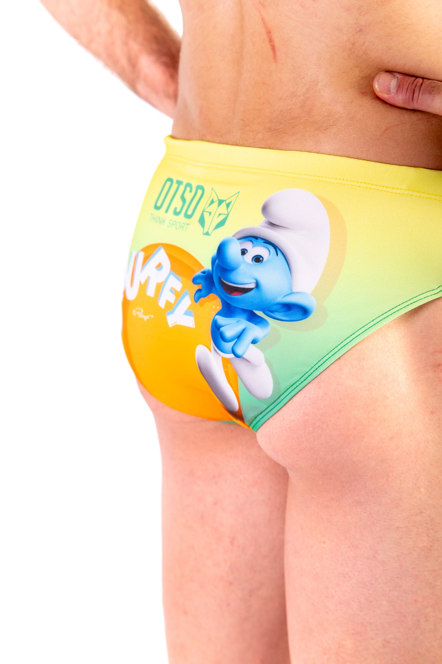 Cuecas de banho masculinas - Smurf Running