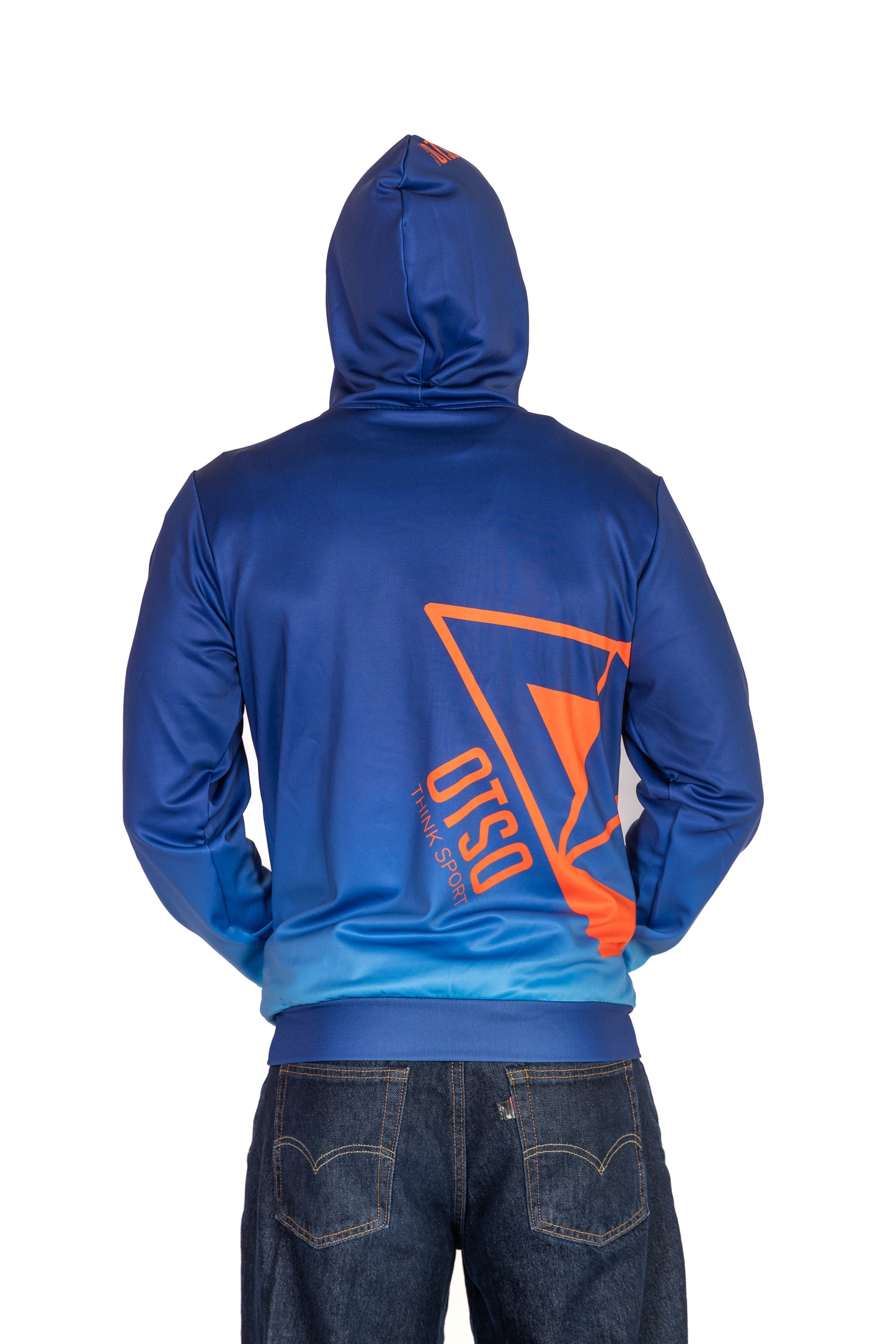 Sudadera - Navy Blue & Fluo Orange Otso