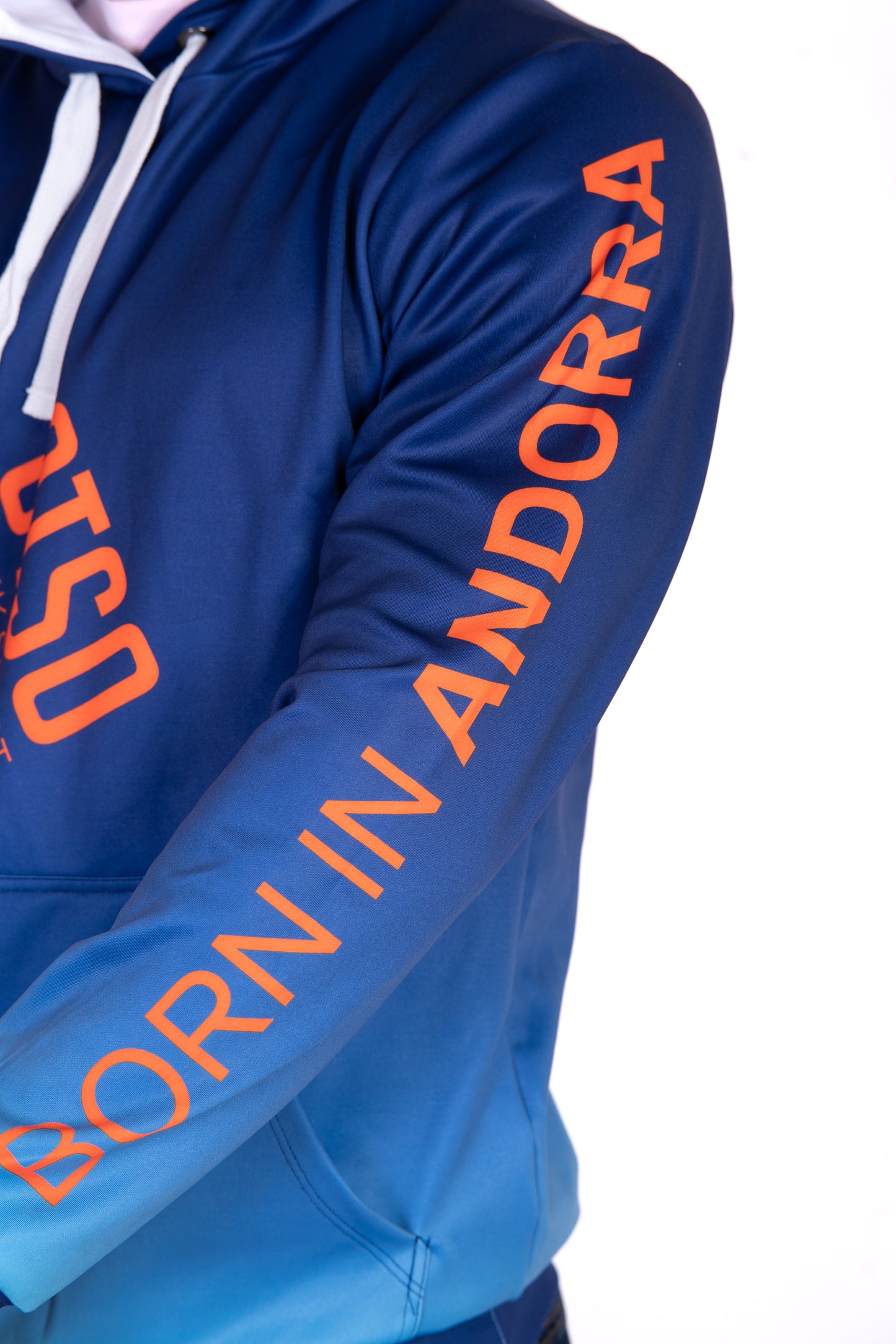 Sudadera - Navy Blue & Fluo Orange Otso