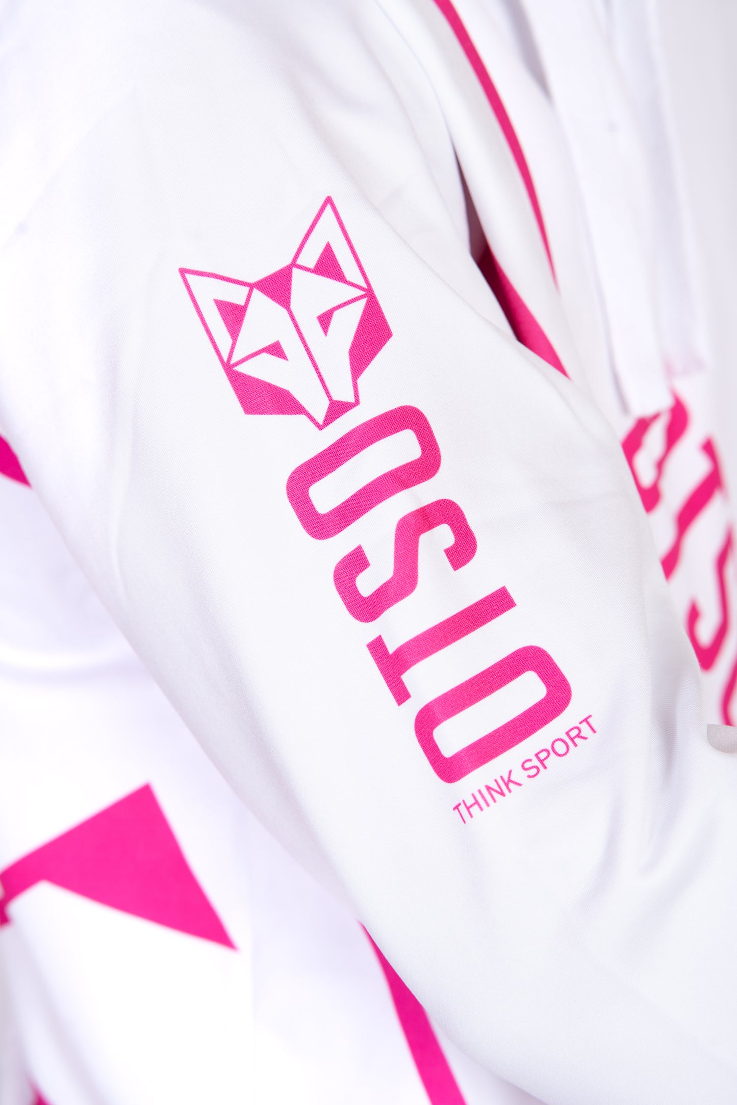 Dessuadora - White & Fluo Pink Otso