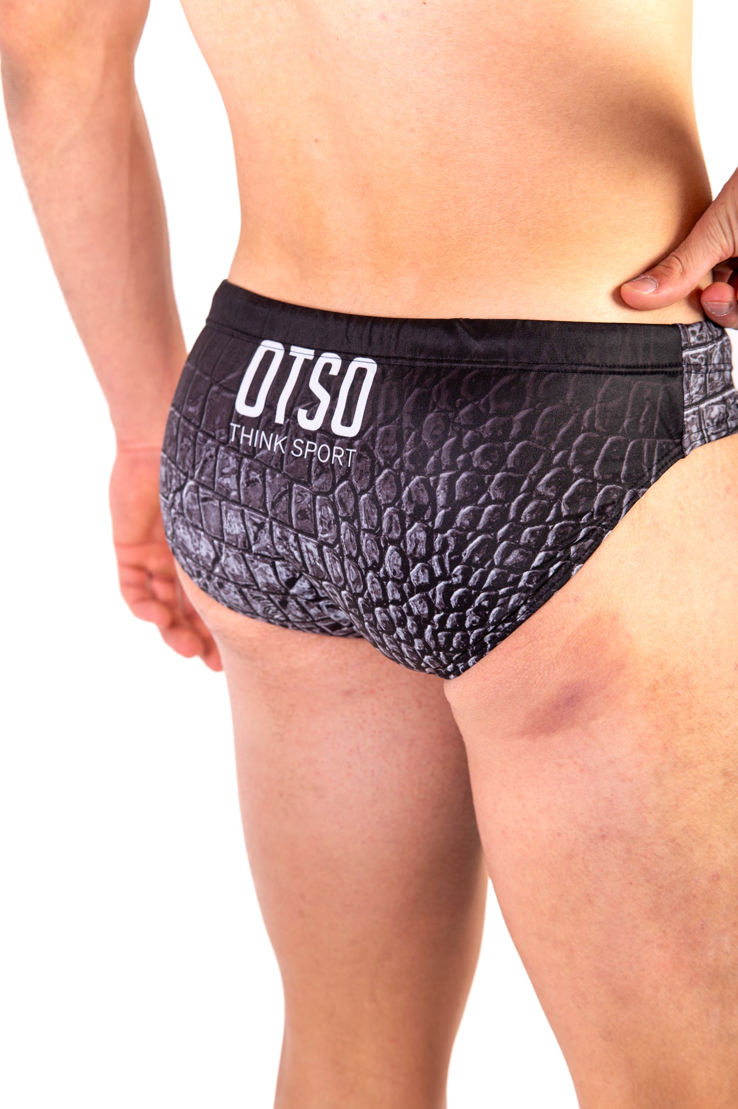 Costumi slip uomo - Black Snake