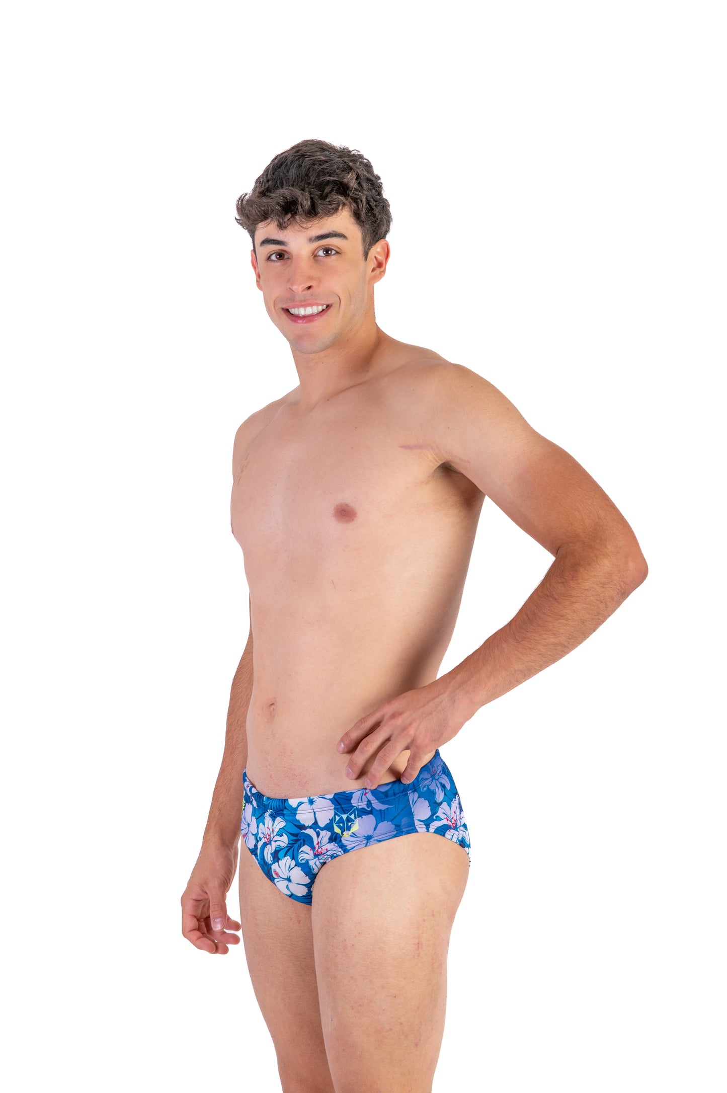 Bañador slip hombre - Swim Bike Run Flower