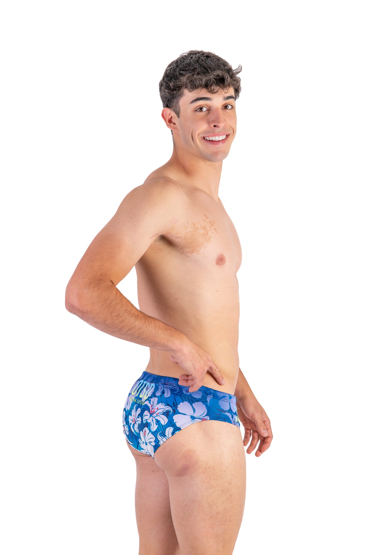 Bañador slip hombre - Swim Bike Run Flower