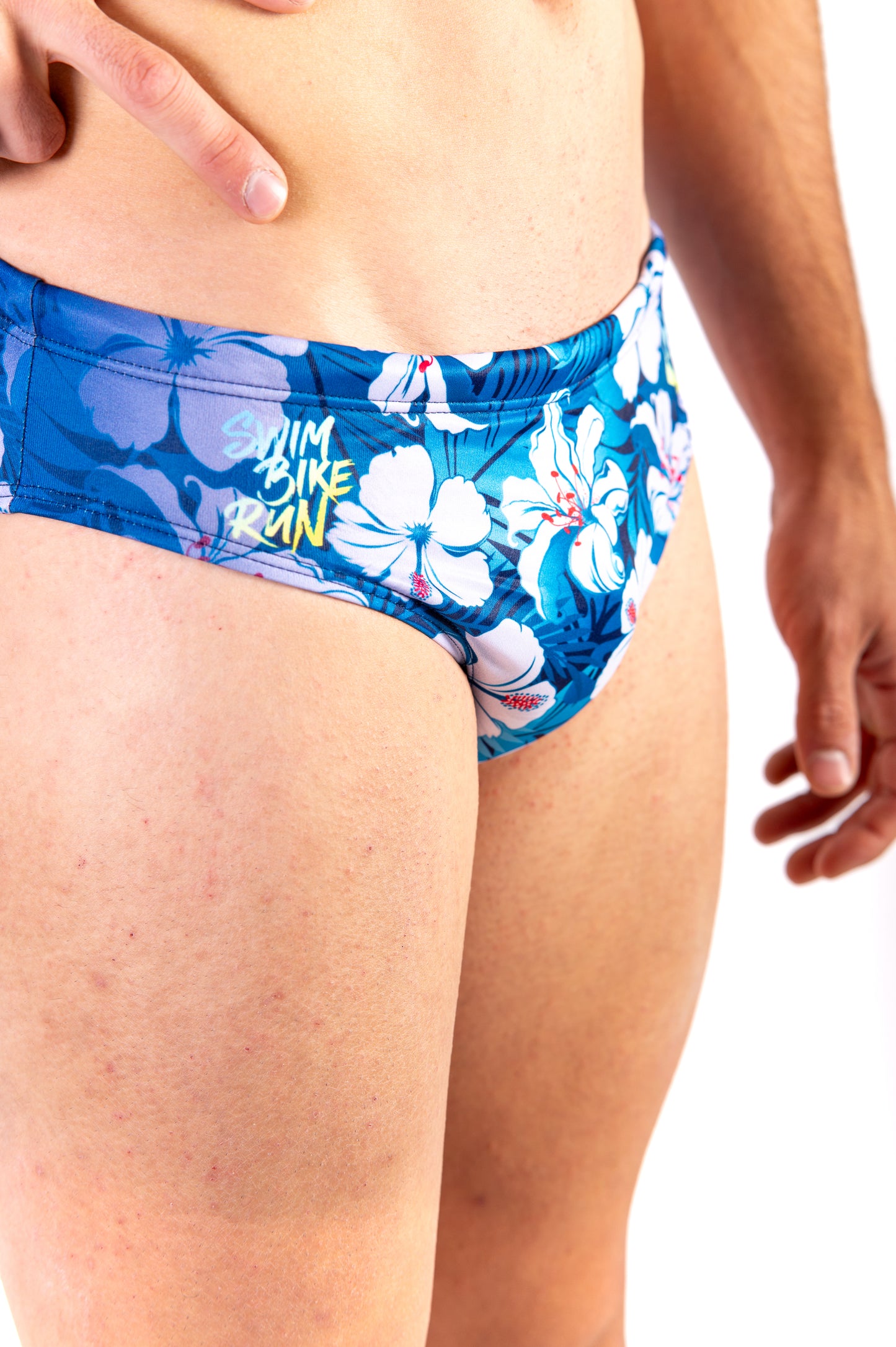 Bañador slip hombre - Swim Bike Run Flower