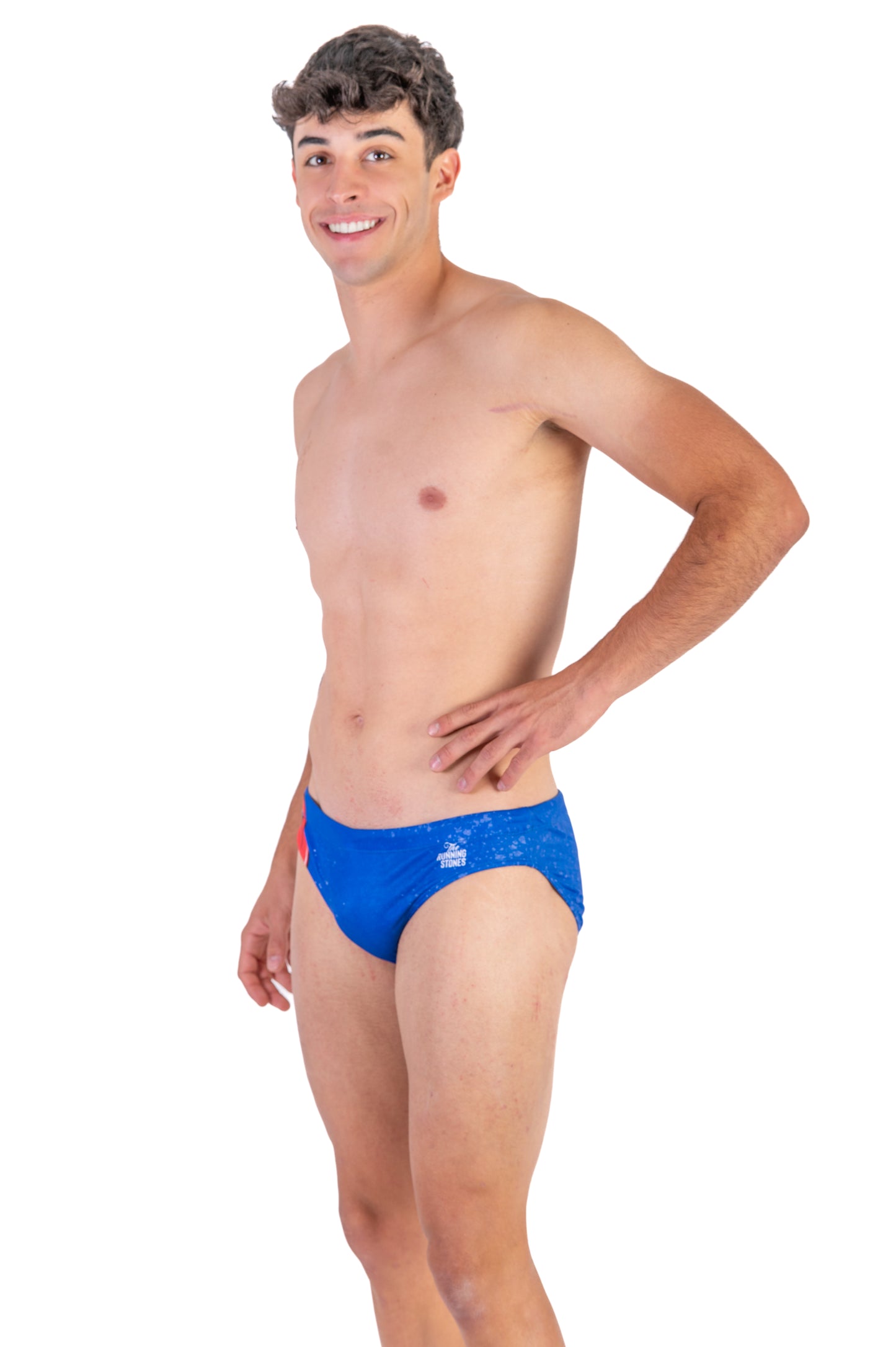Costumi slip uomo - Running Stones Blue