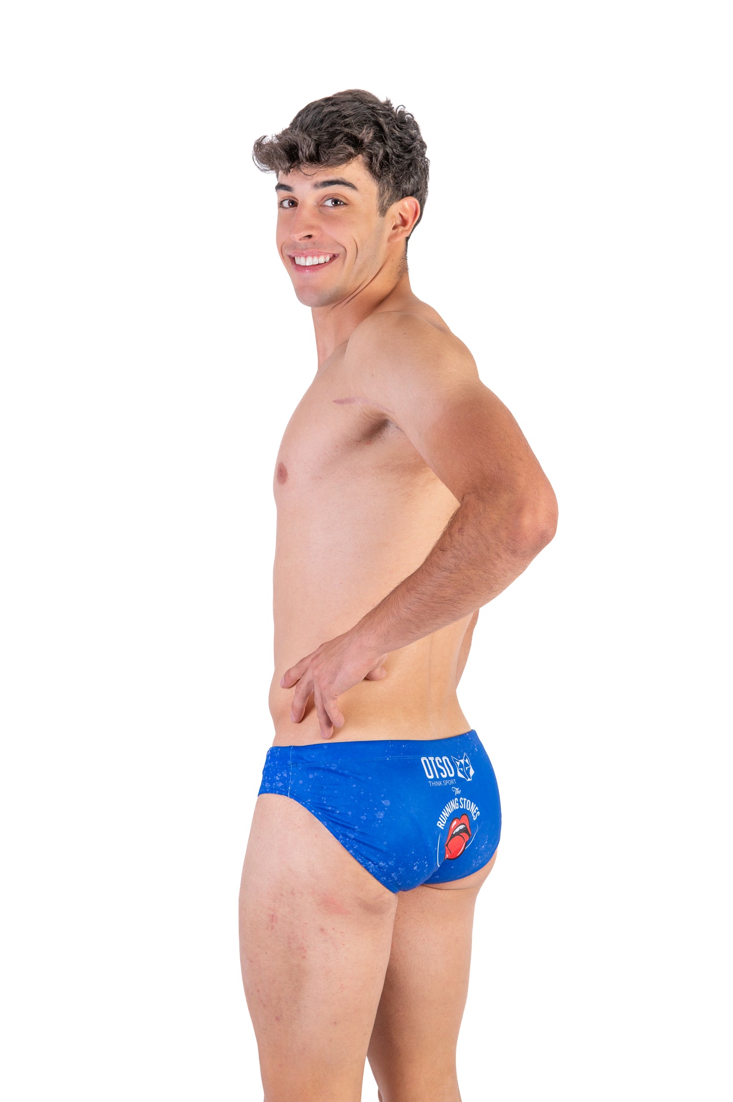 Costumi slip uomo - Running Stones Blue