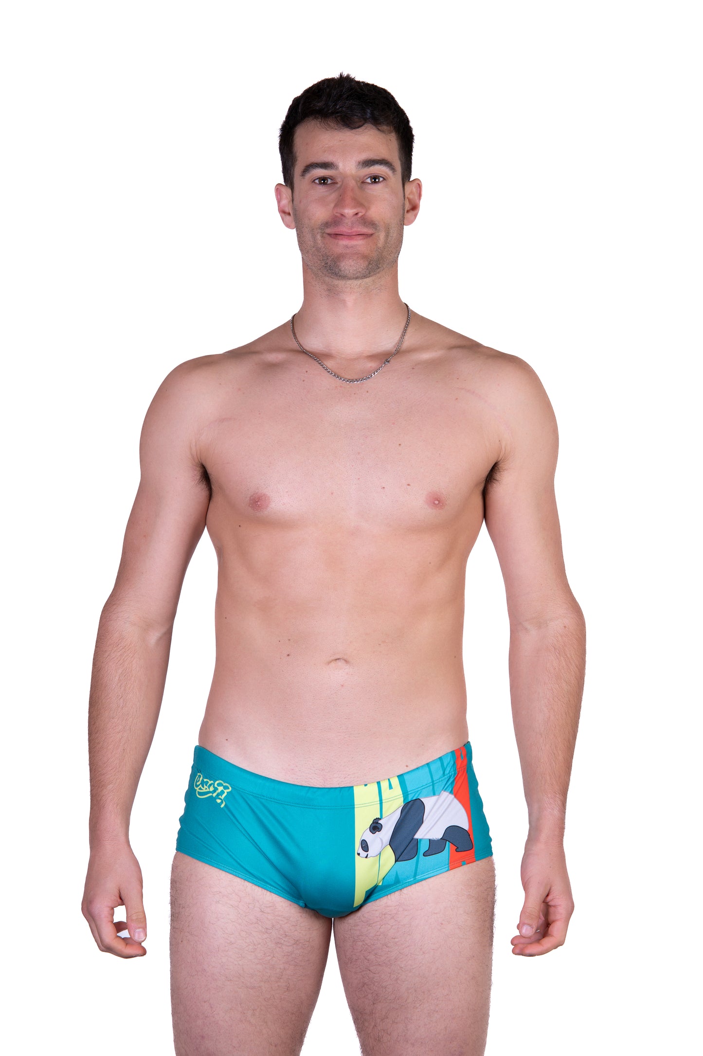 Men's trunk swimsuit - Emoji Panda