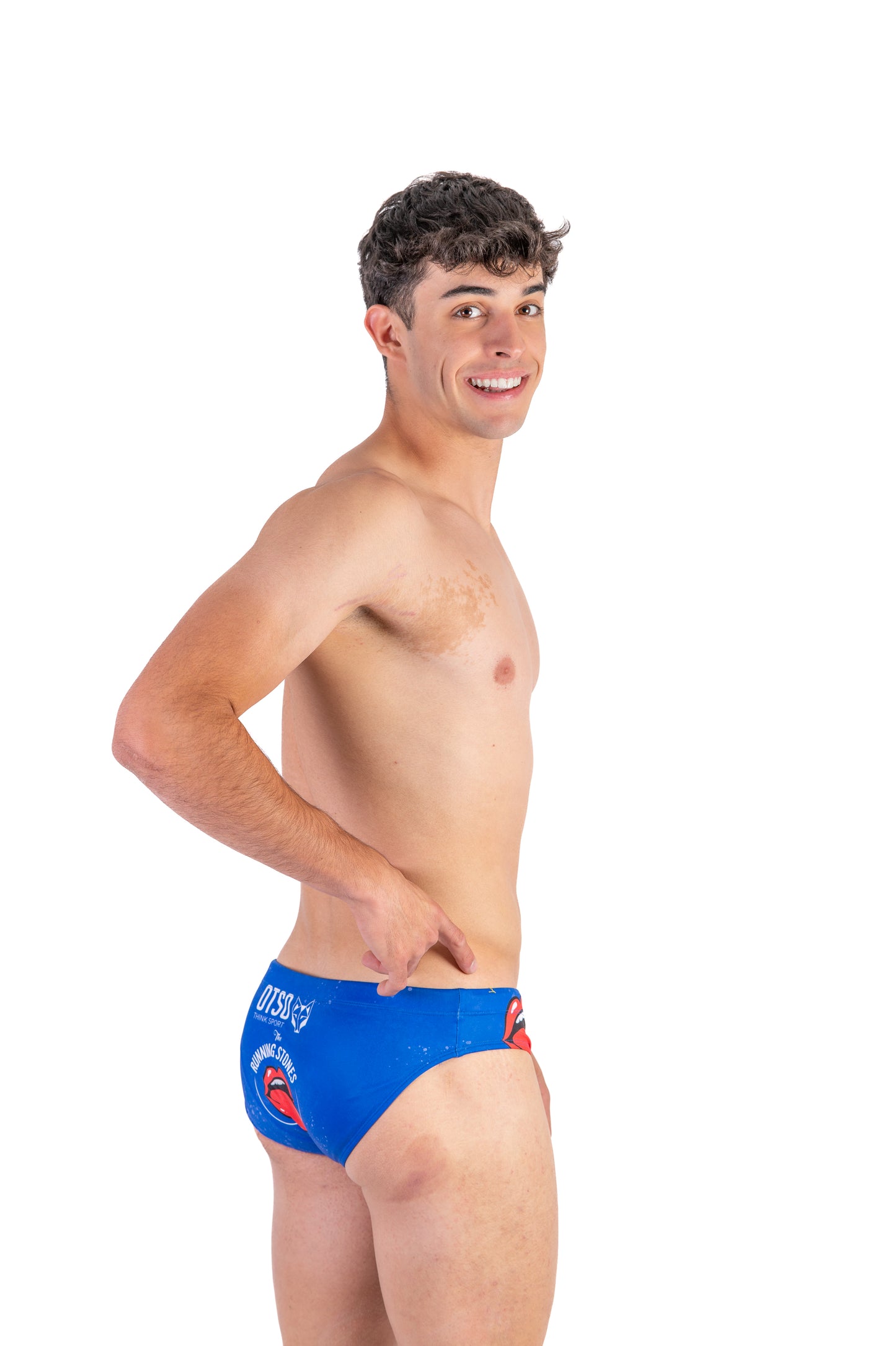 Costumi slip uomo - Running Stones Blue