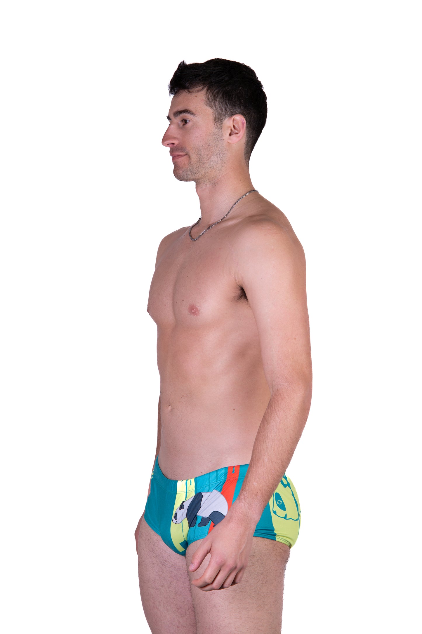 Men's trunk swimsuit - Emoji Panda