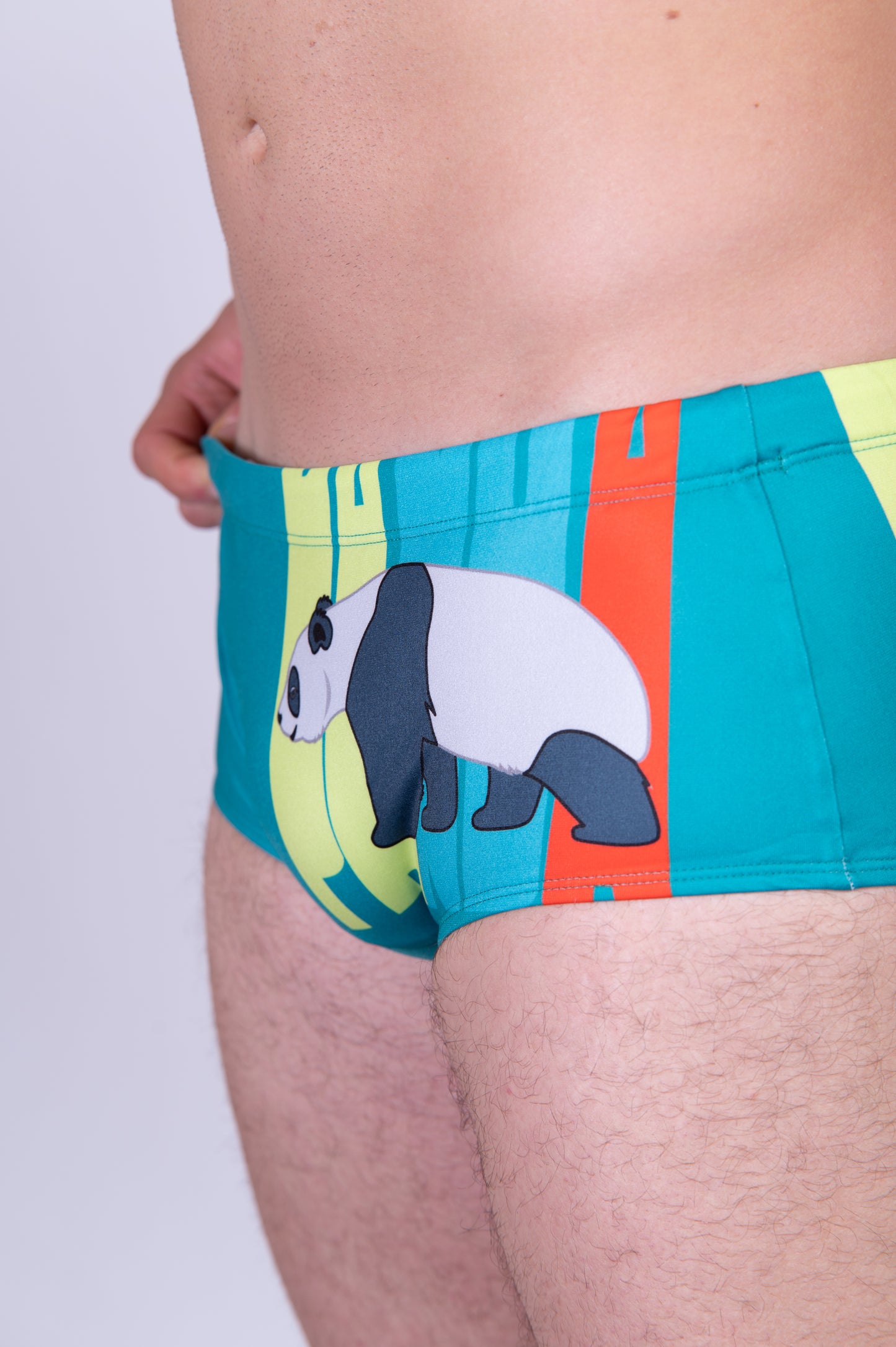 Men's trunk swimsuit - Emoji Panda