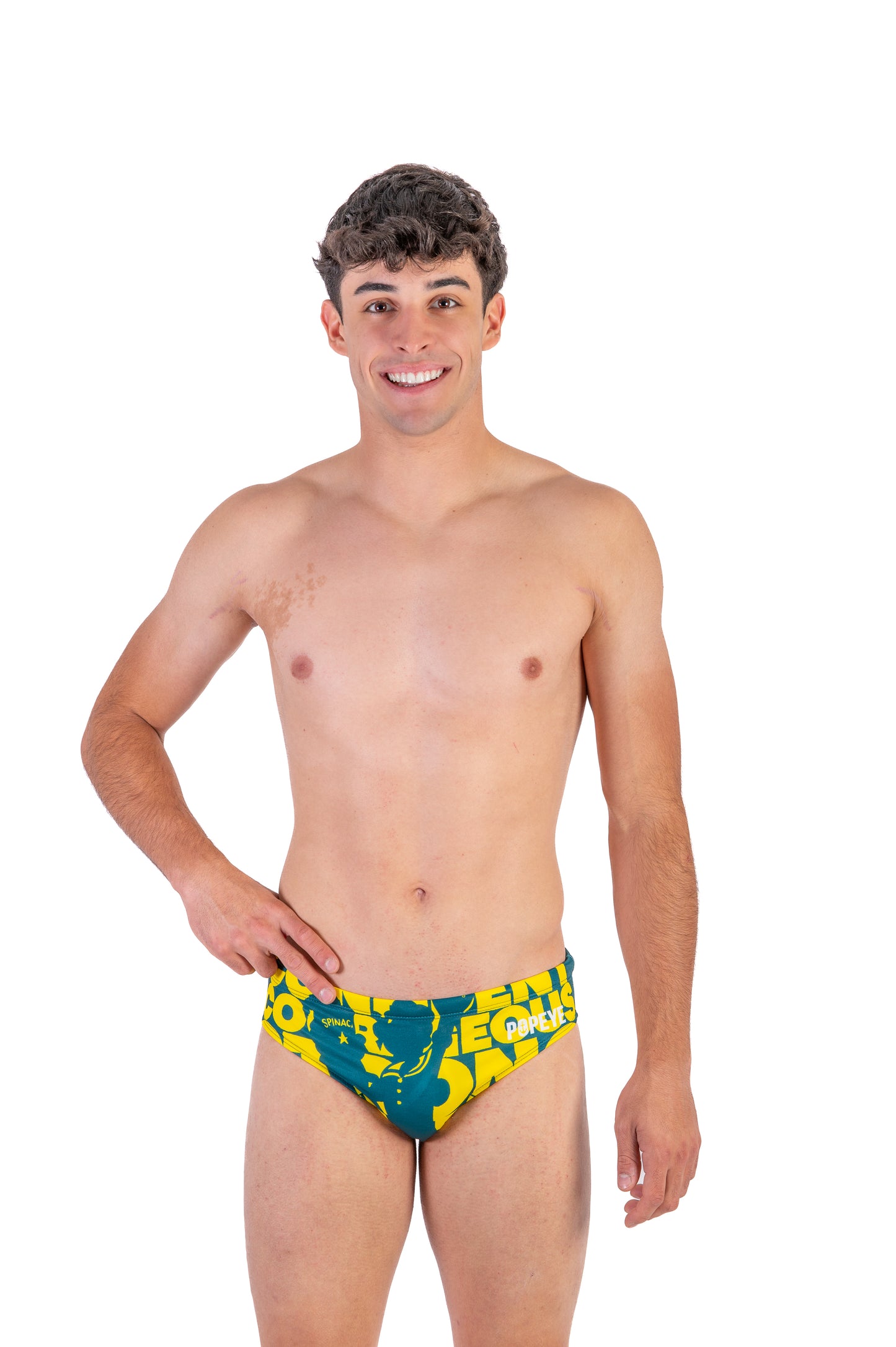 Men's slip swimsuit - Popeye Strong
