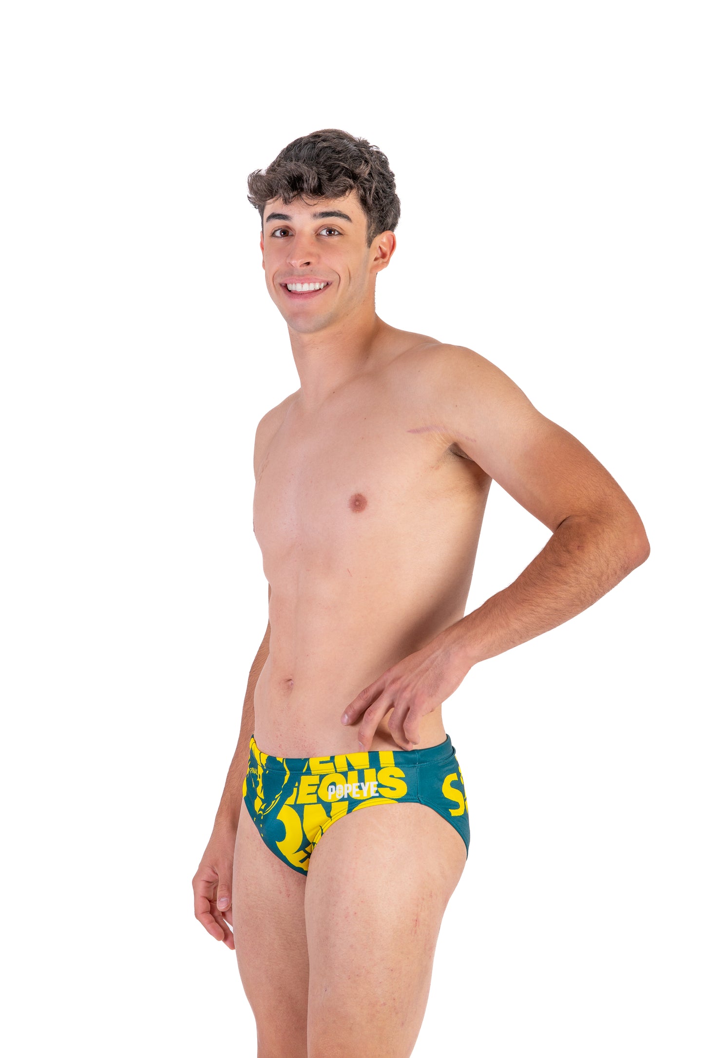 Men's slip swimsuit - Popeye Strong