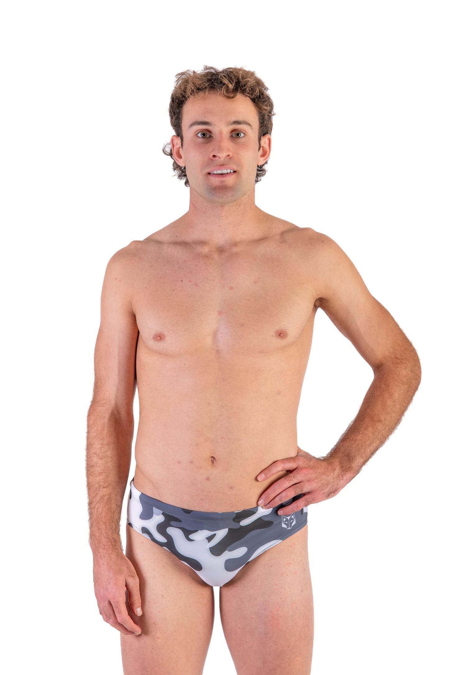 Costumi slip uomo - Grey Camo