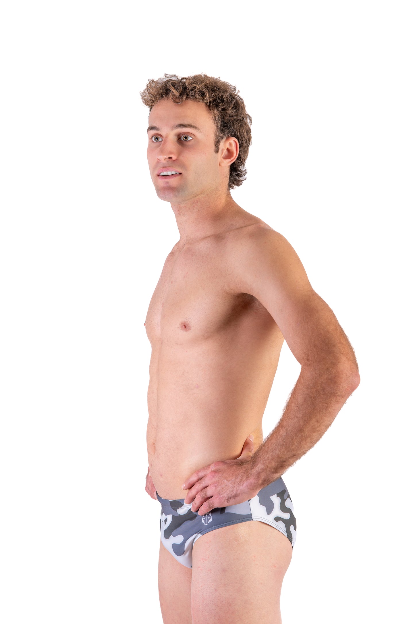 Costumi slip uomo - Grey Camo