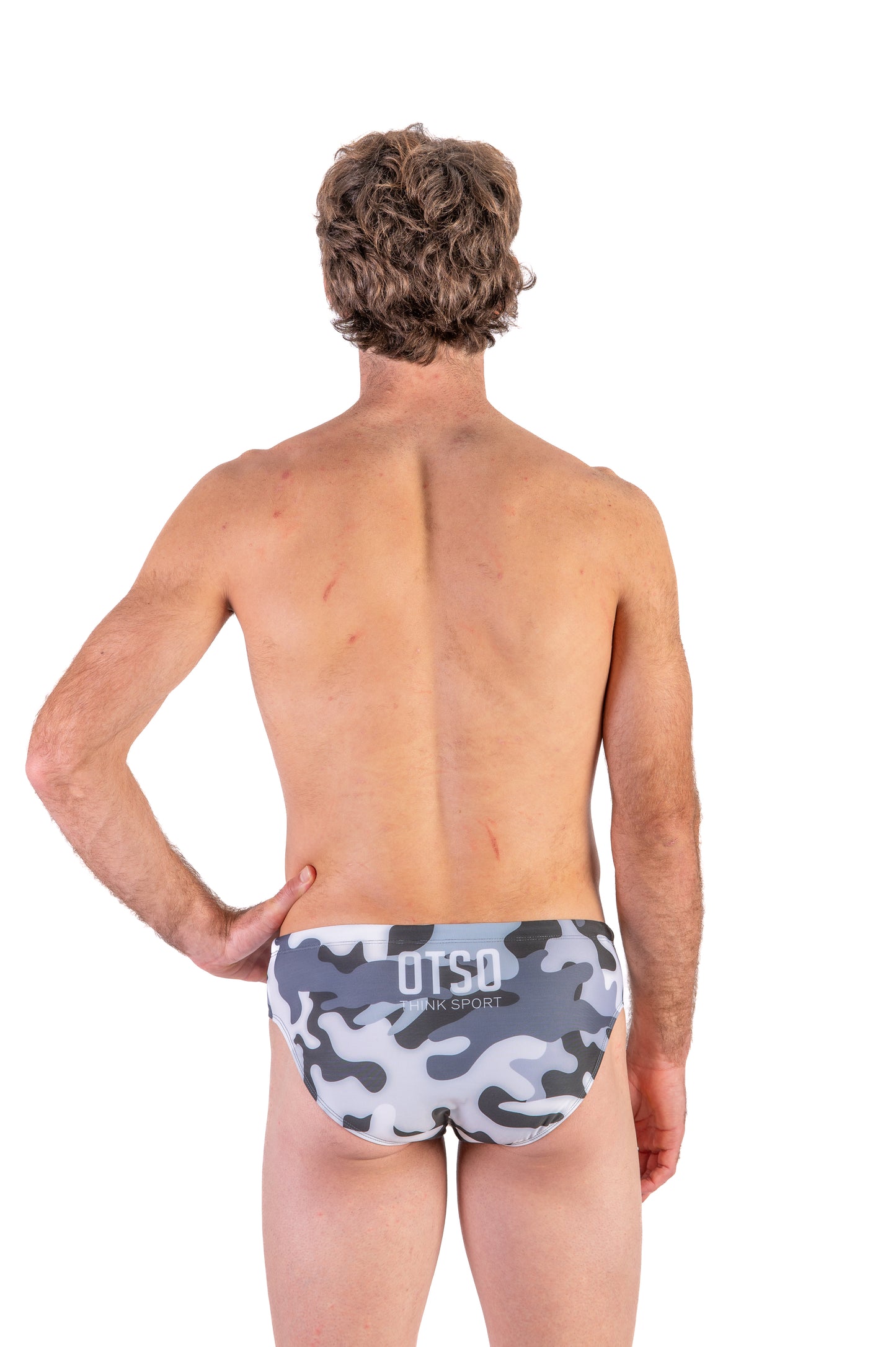Costumi slip uomo - Grey Camo