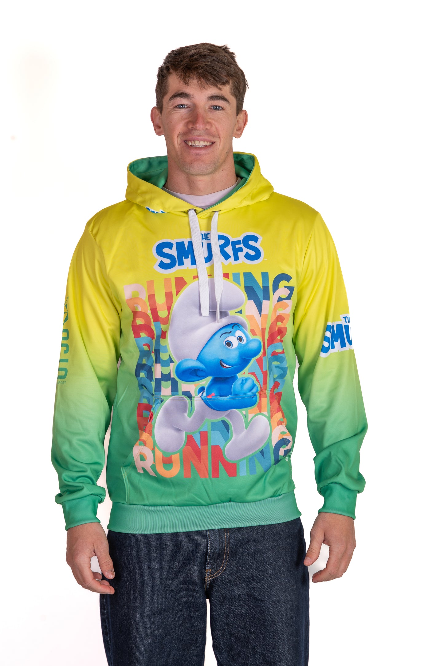 Hoodie - Smurf Running