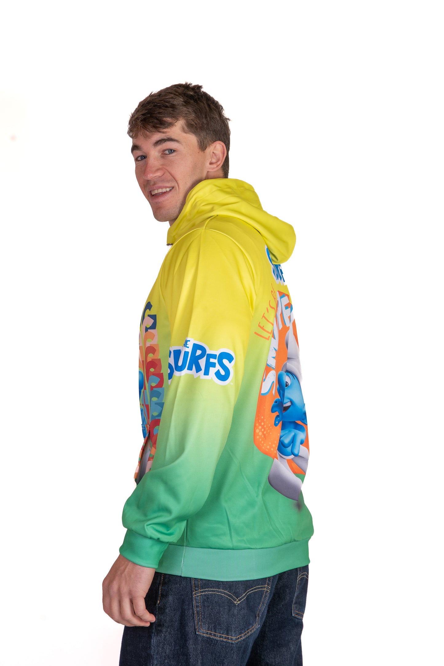 Hoodie - Smurf Running