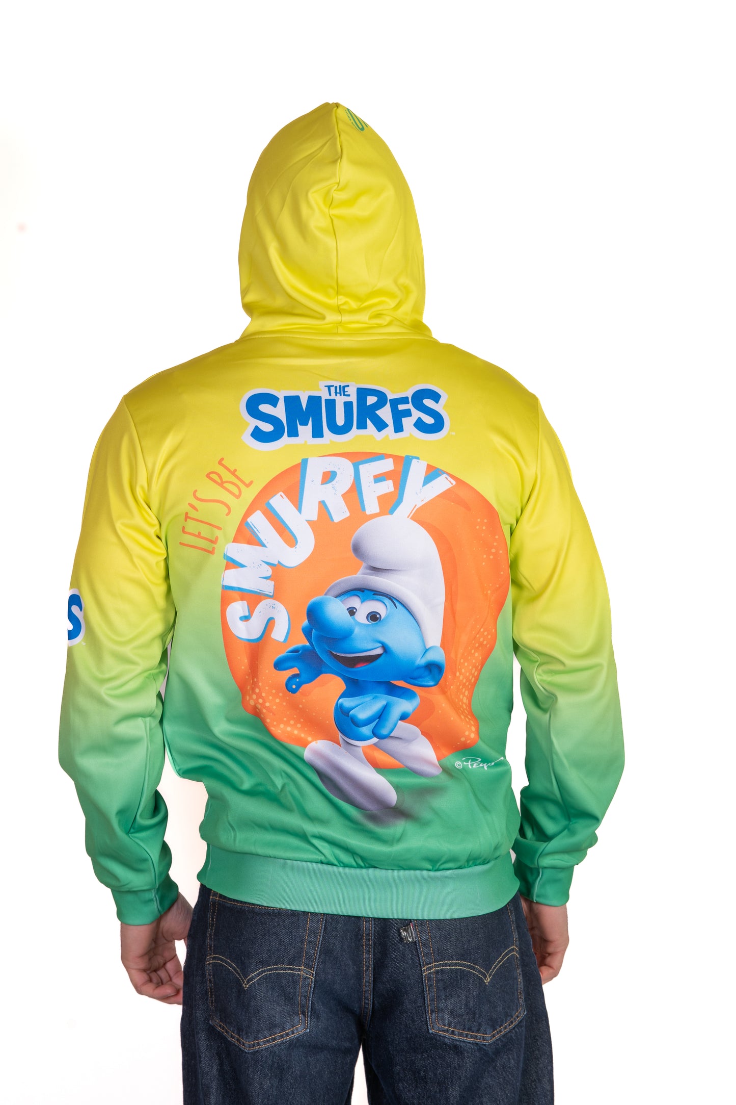 Hoodie - Smurf Running