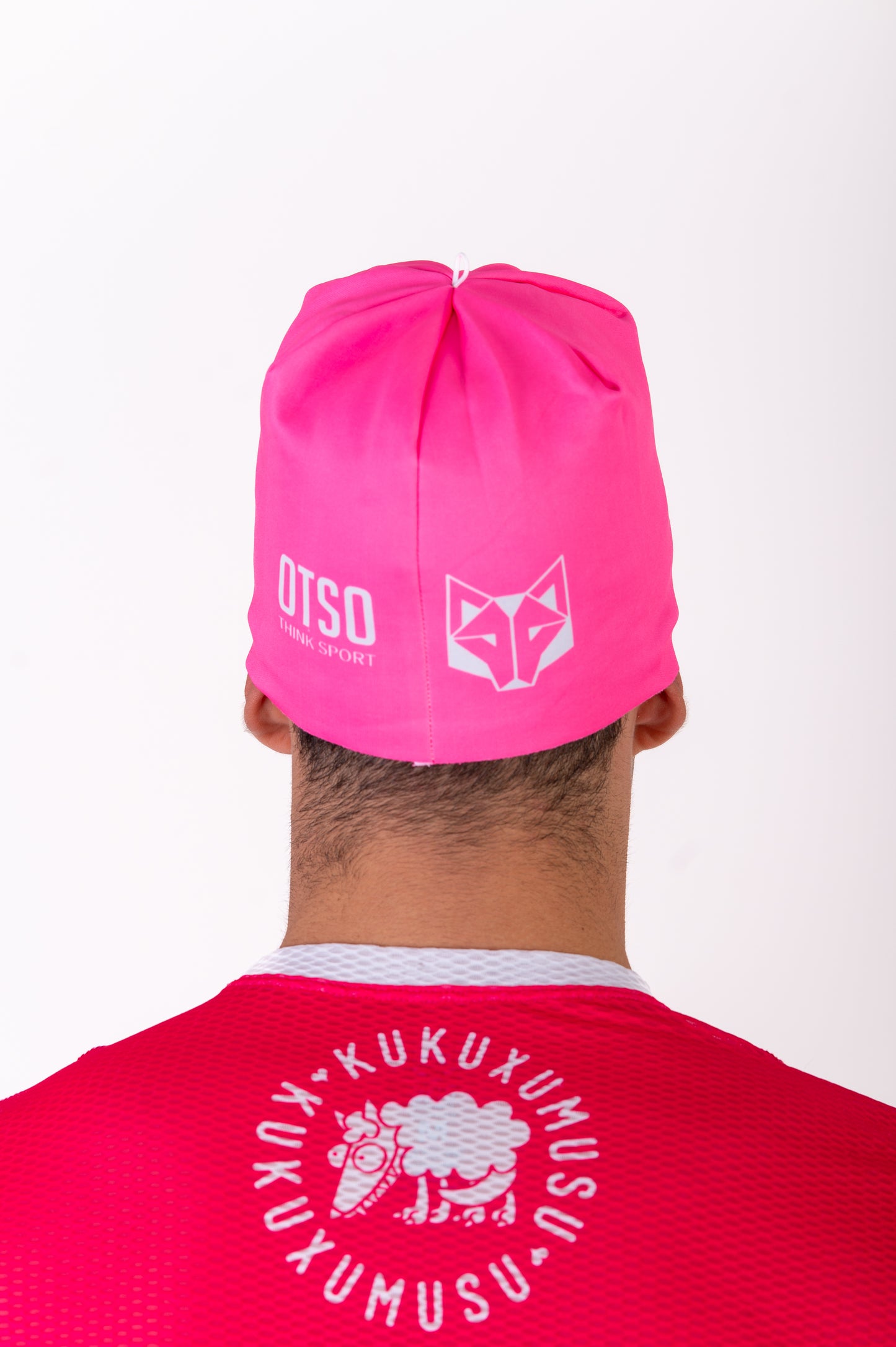 Berretto - Rosa Fluo e Bianco