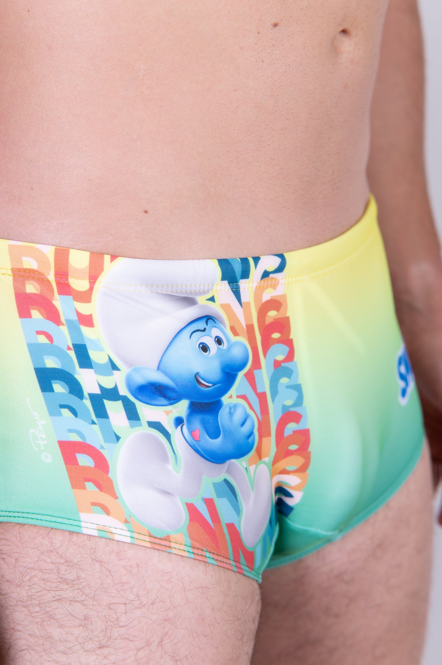 Costume da bagno da uomo - Smurf Running