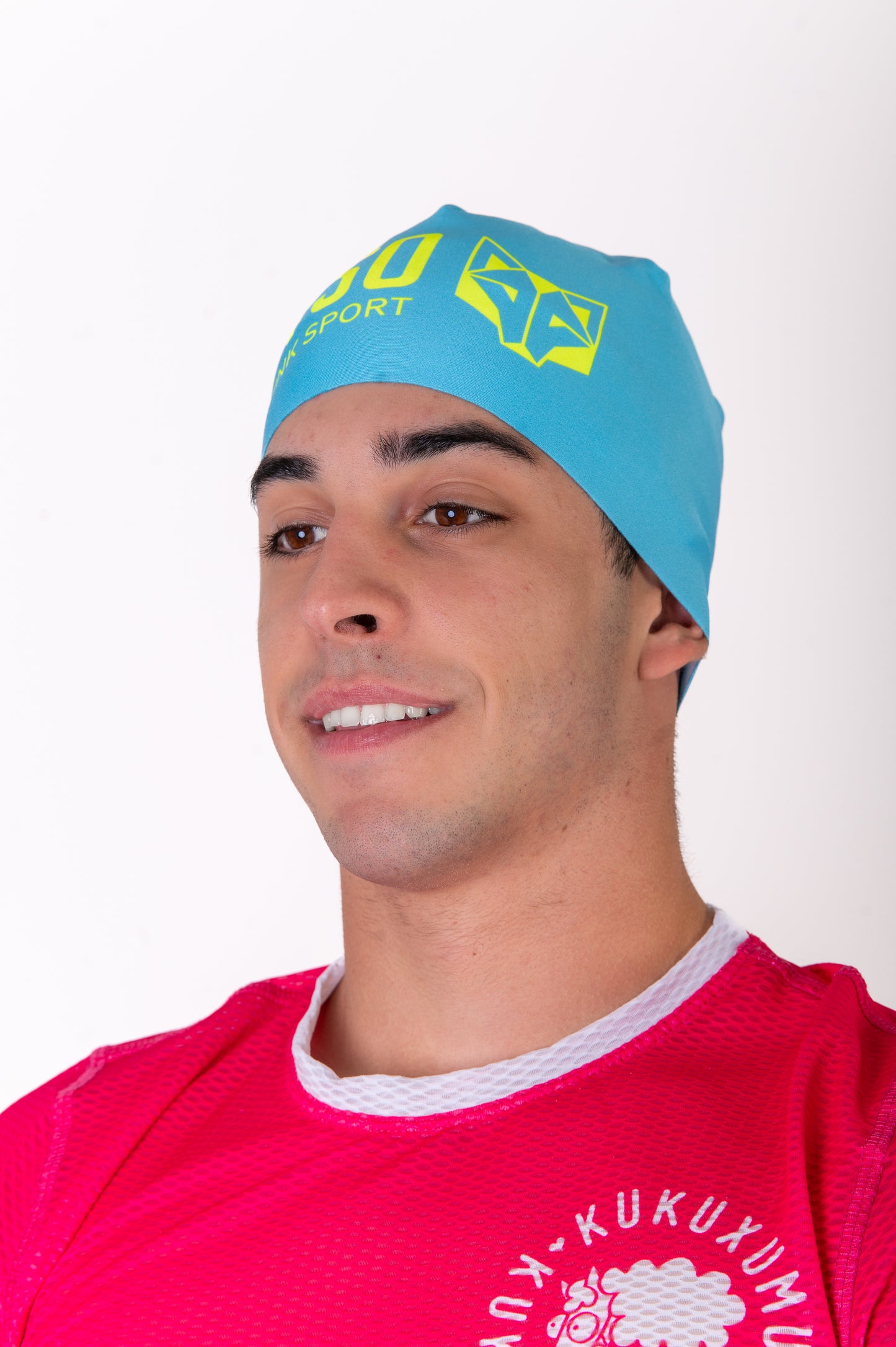 Gorro - Light Blue & Fluo Yellow