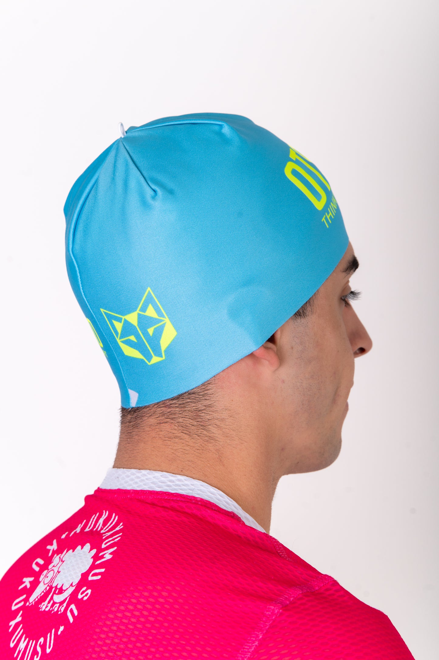 Gorro - Light Blue & Fluo Yellow