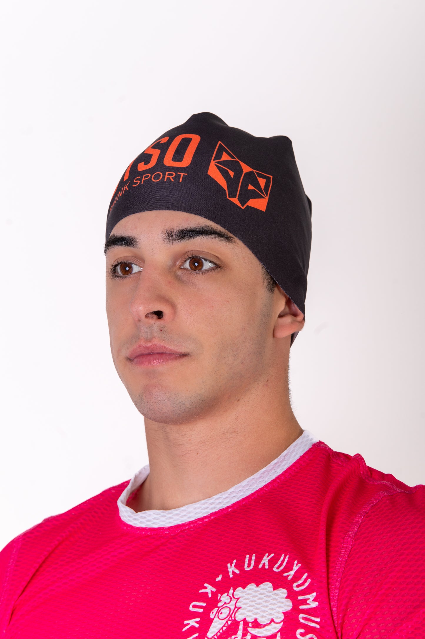 Gorro - Black & Fluo Orange