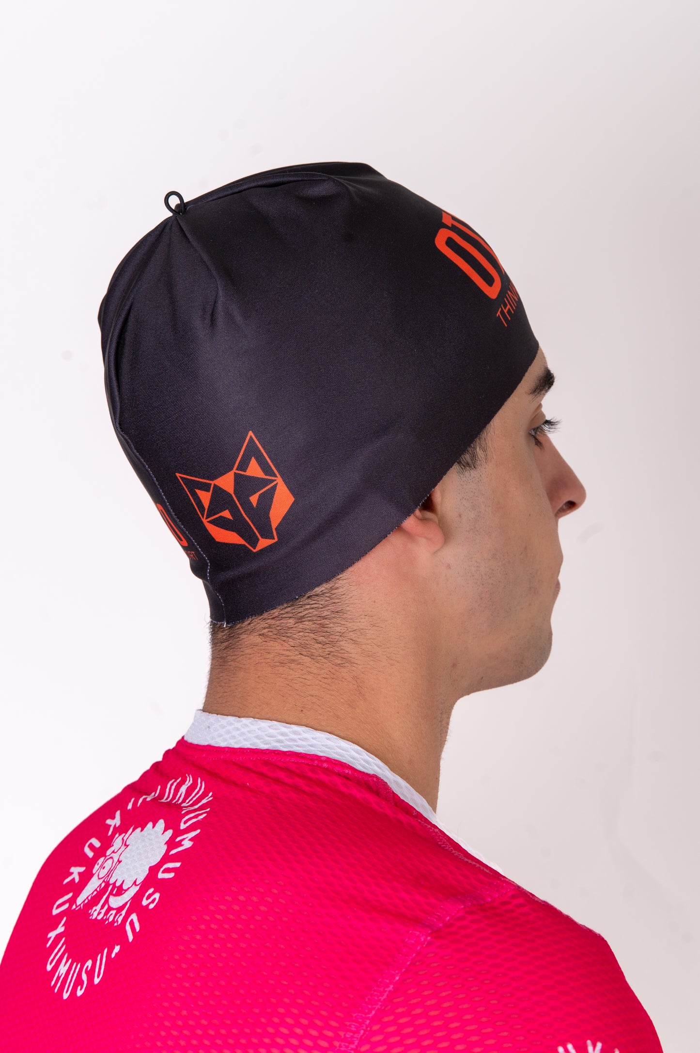 Gorro - Black & Fluo Orange