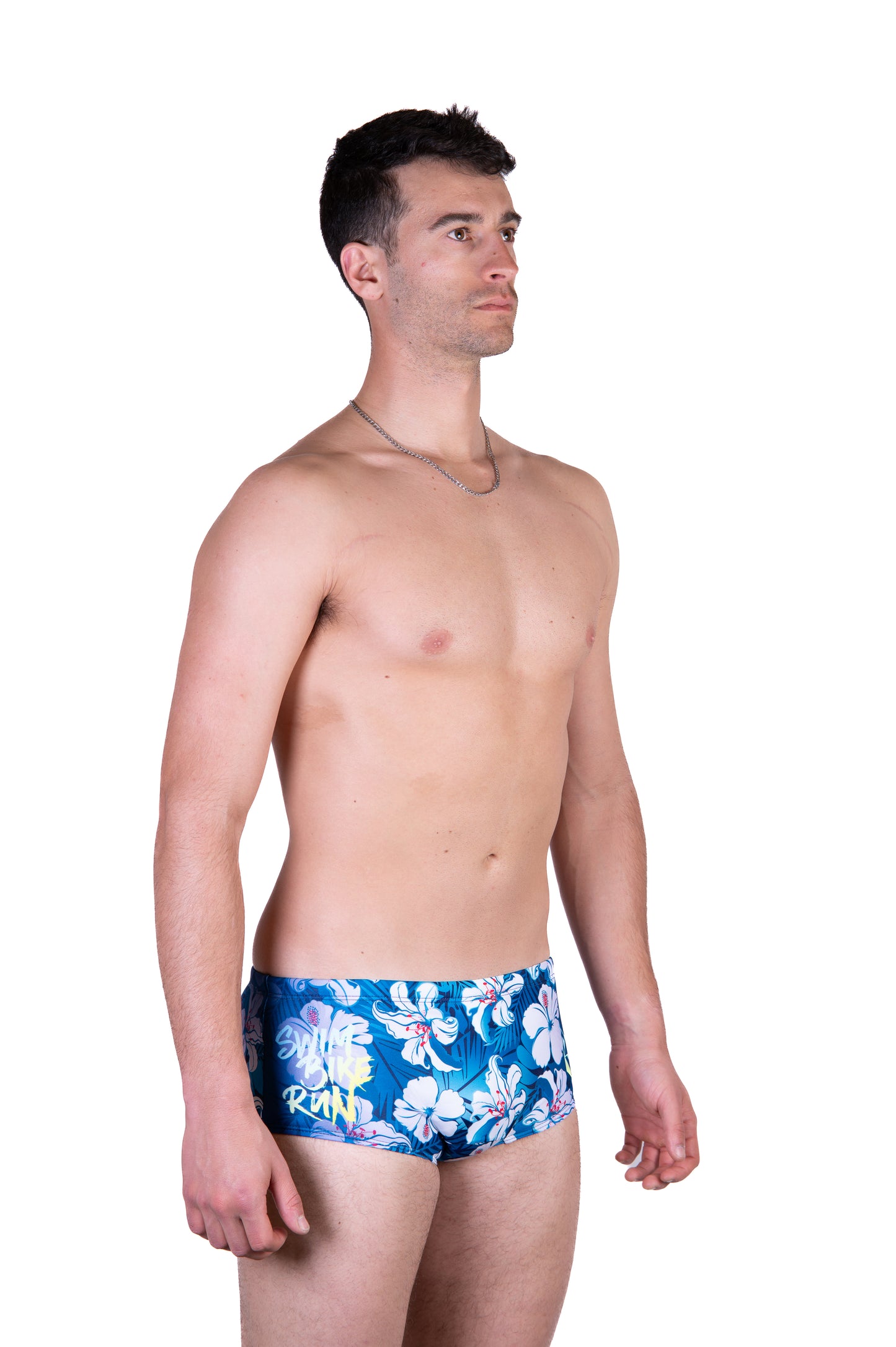 Maillot de bain trunk homme - Swim Bike Run Flower