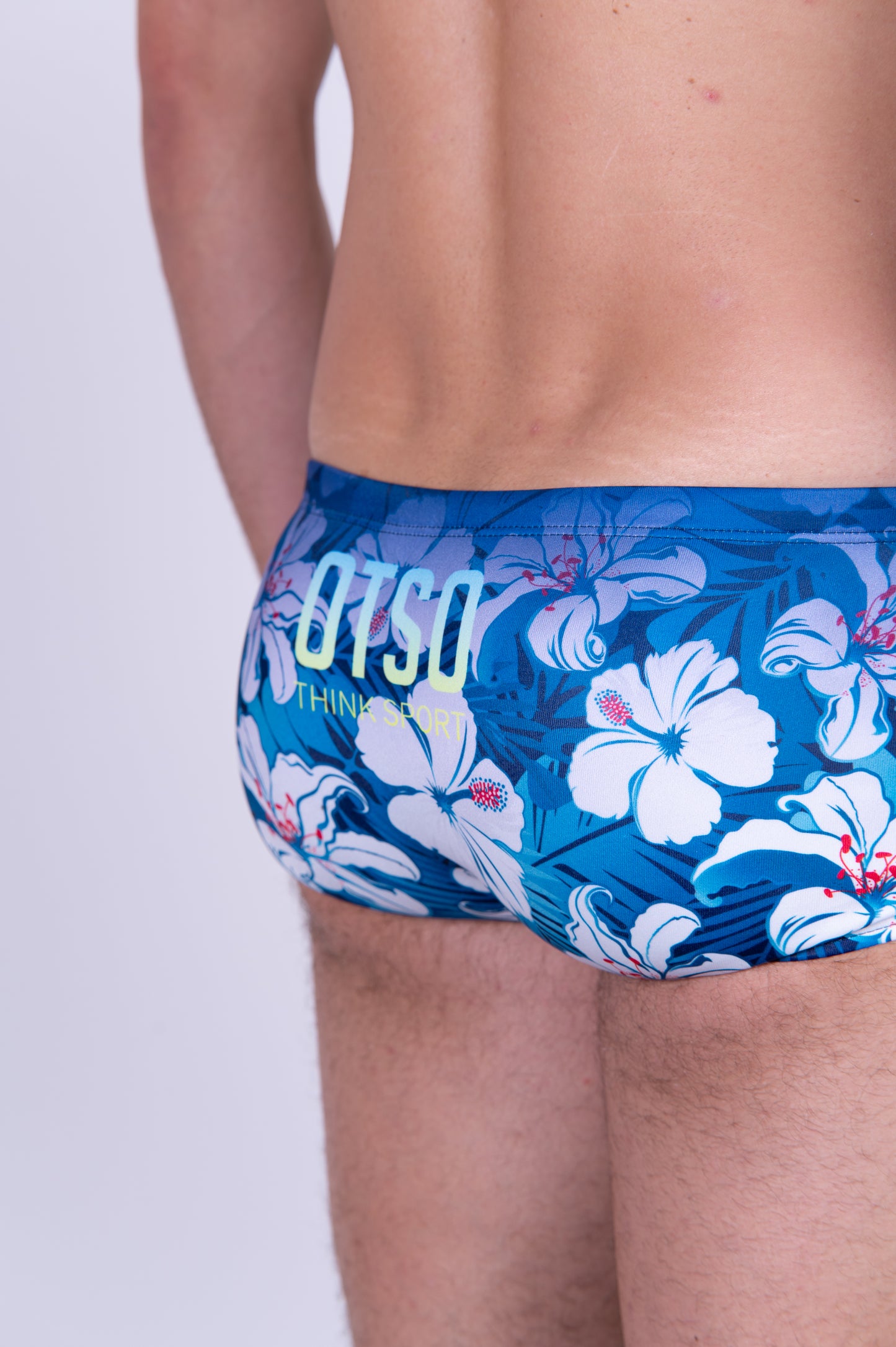 Maillot de bain trunk homme - Swim Bike Run Flower