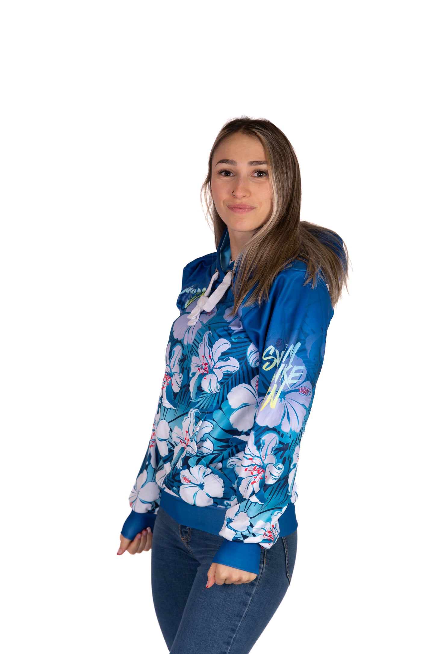 Dessuadora - Swim Bike Run Flower