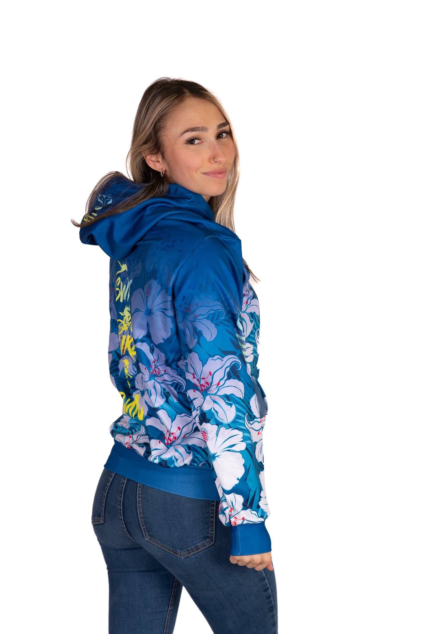 Dessuadora - Swim Bike Run Flower