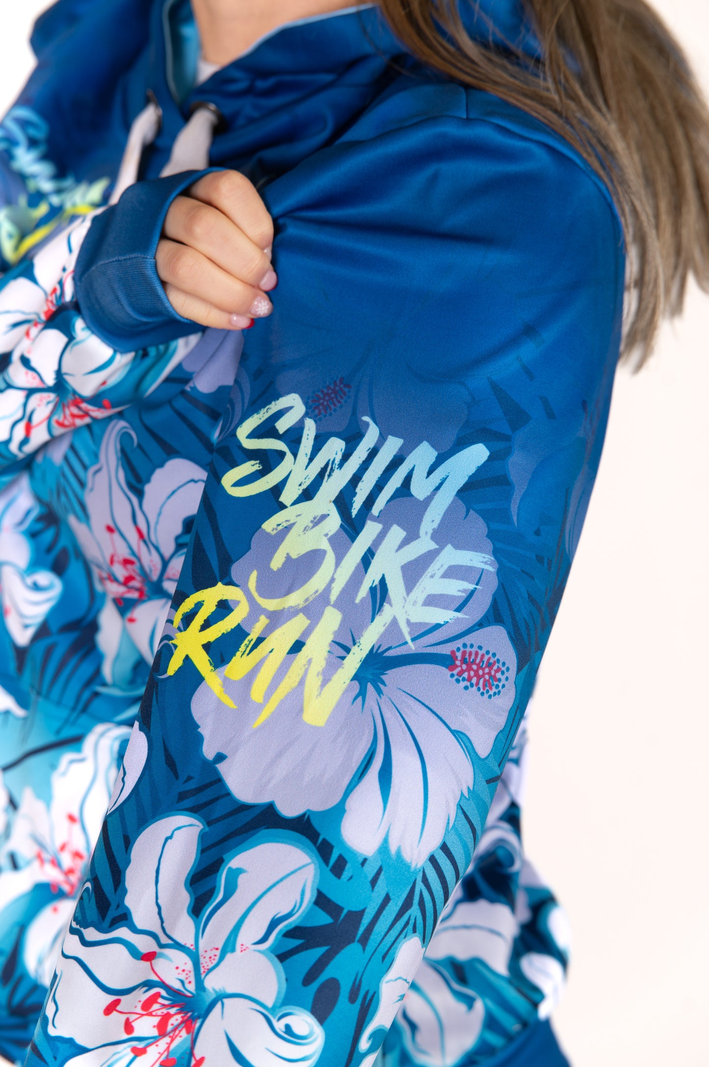 Dessuadora - Swim Bike Run Flower