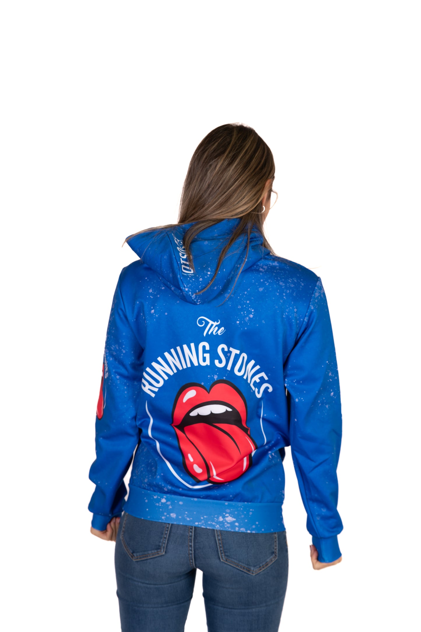 Hoodie - Running Stones Blue