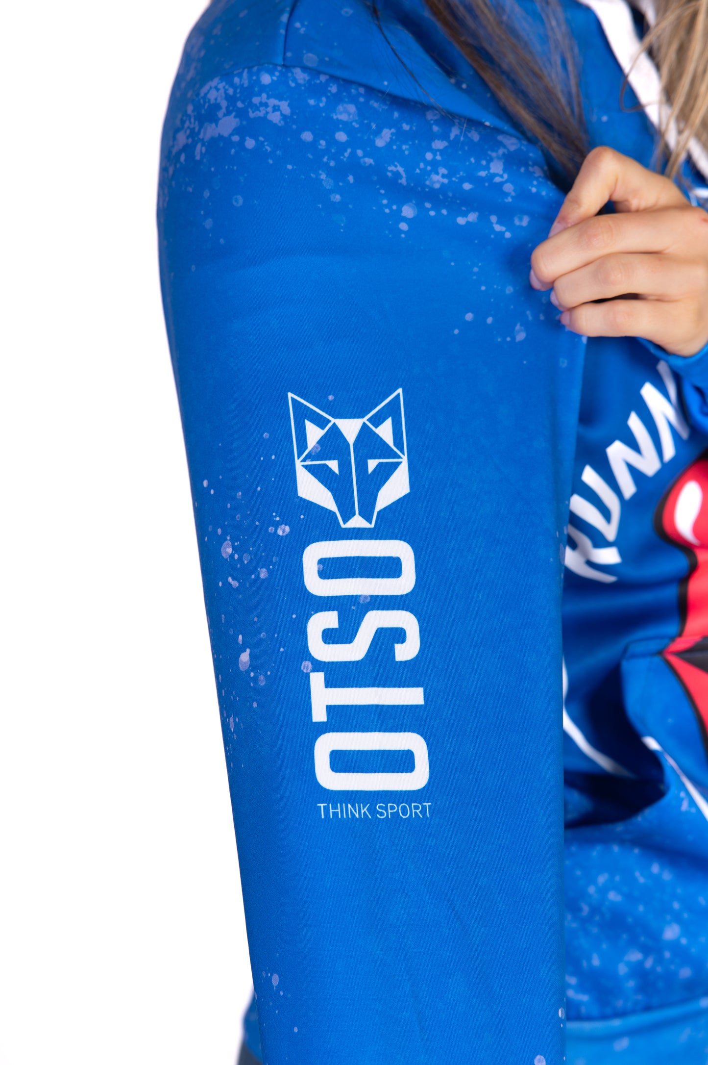 Hoodie - Running Stones Blue