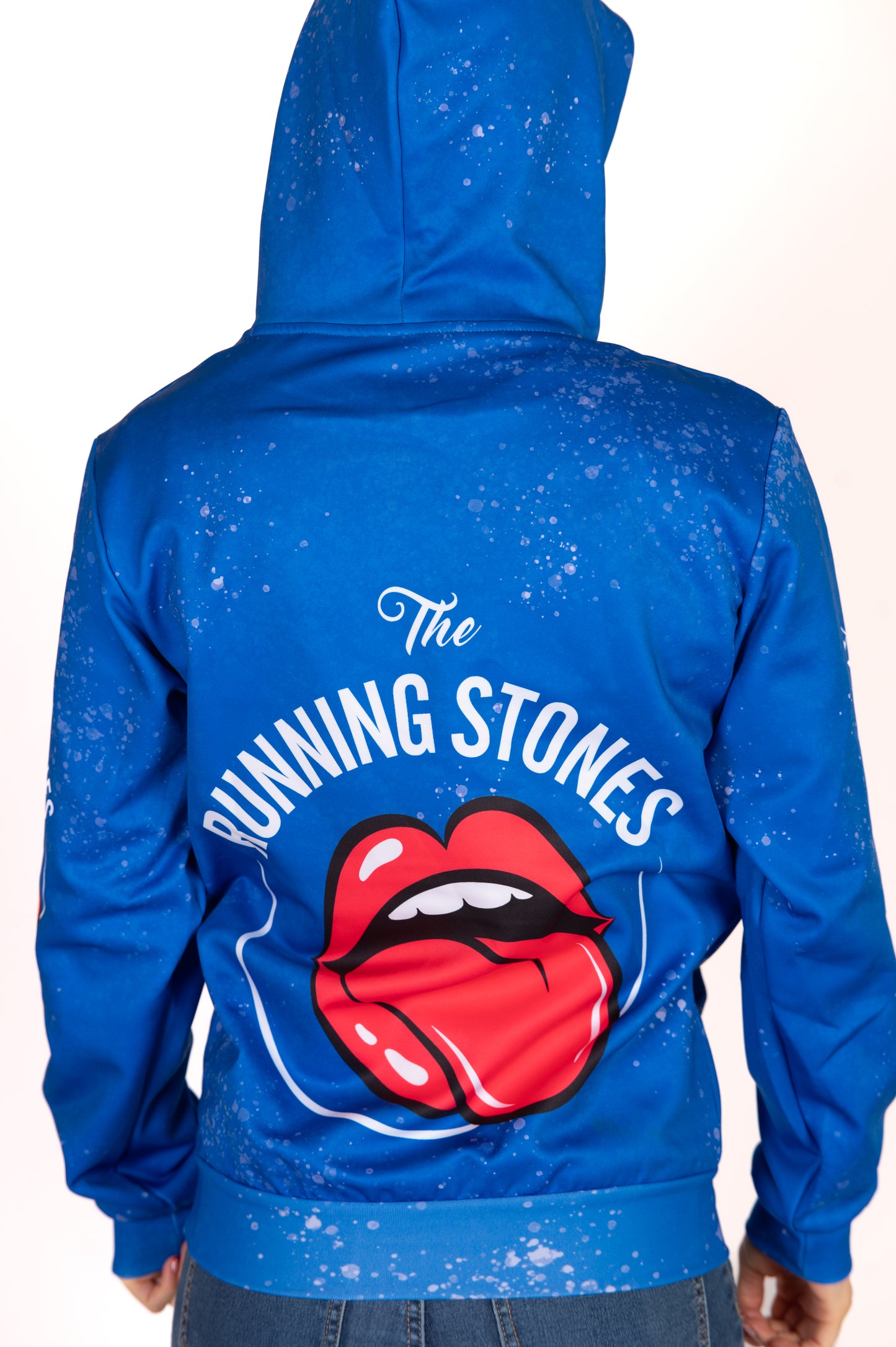 Hoodie - Running Stones Blue