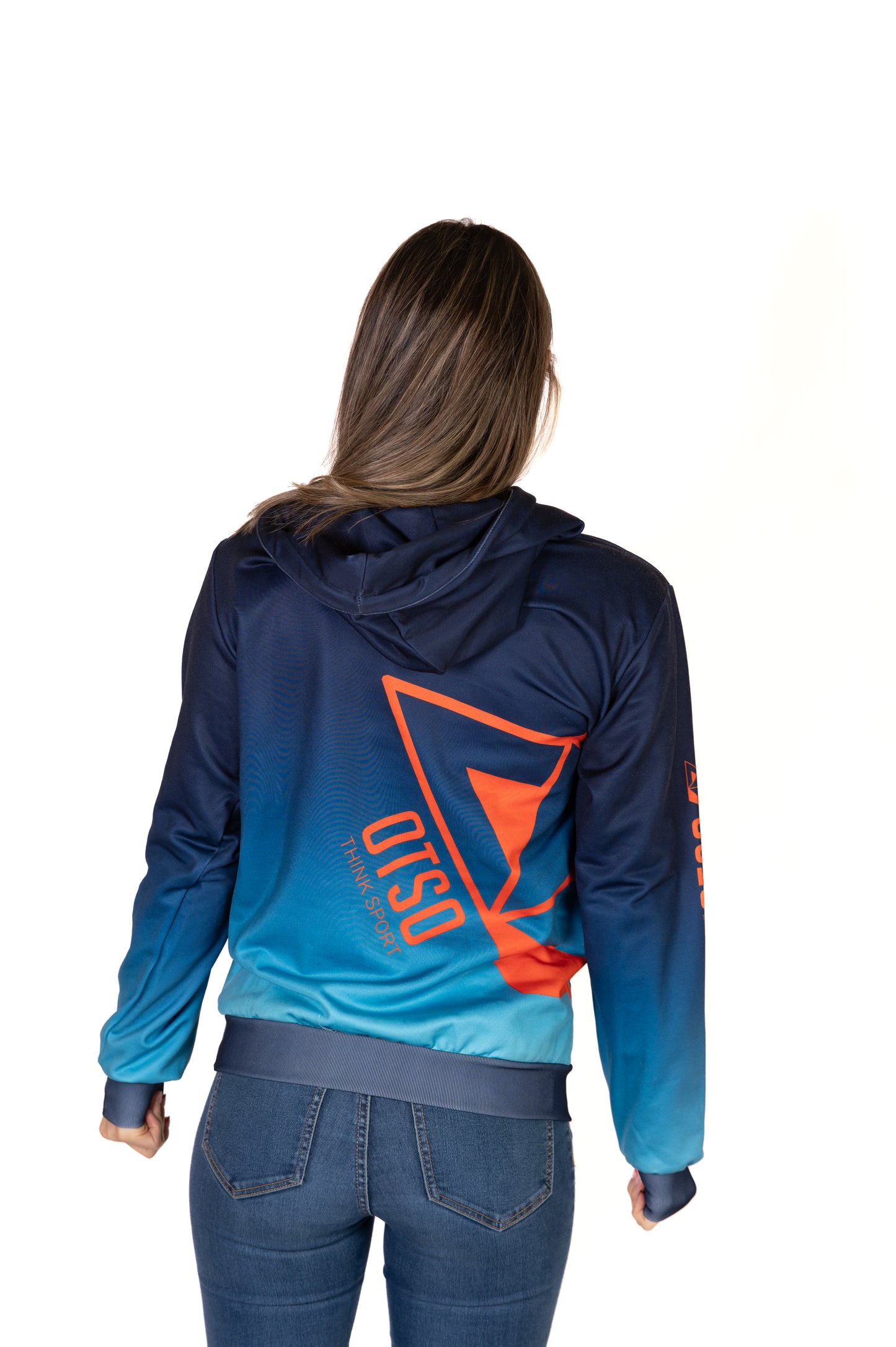 Sudadera - Navy Blue & Fluo Orange Otso
