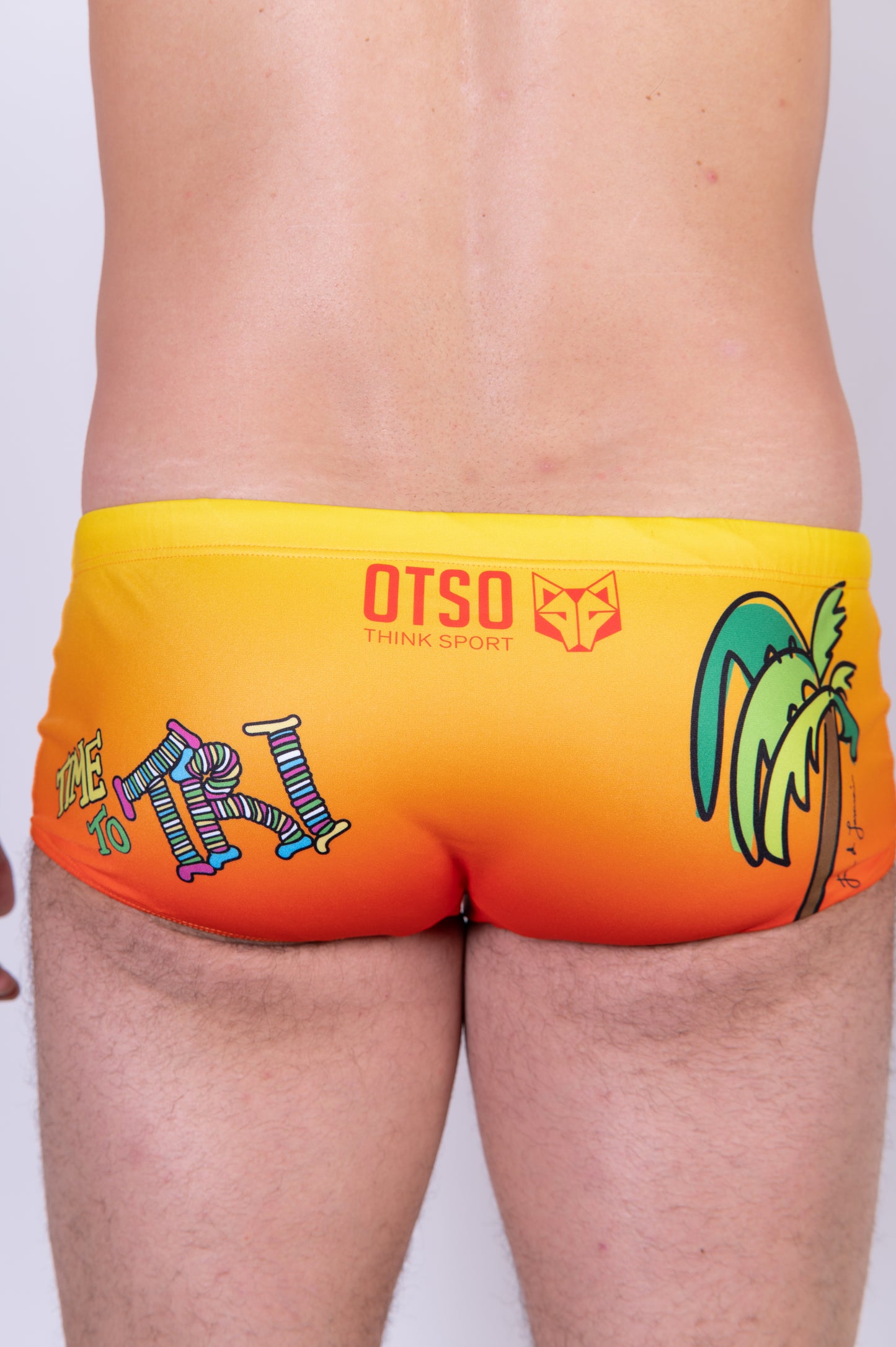 Maillot de bain trunk homme - Time to Tri swim