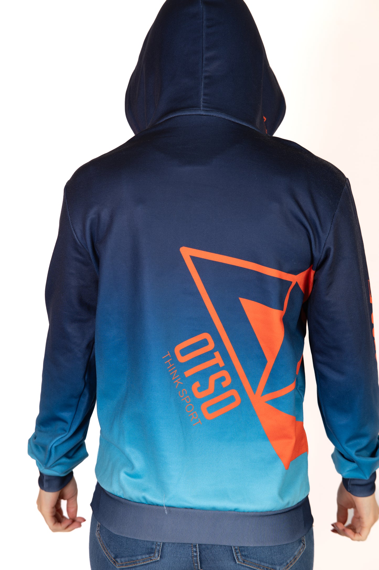 Sudadera - Navy Blue & Fluo Orange Otso